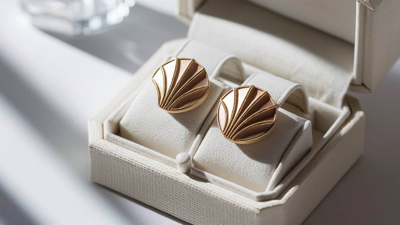 wedding earrings clay