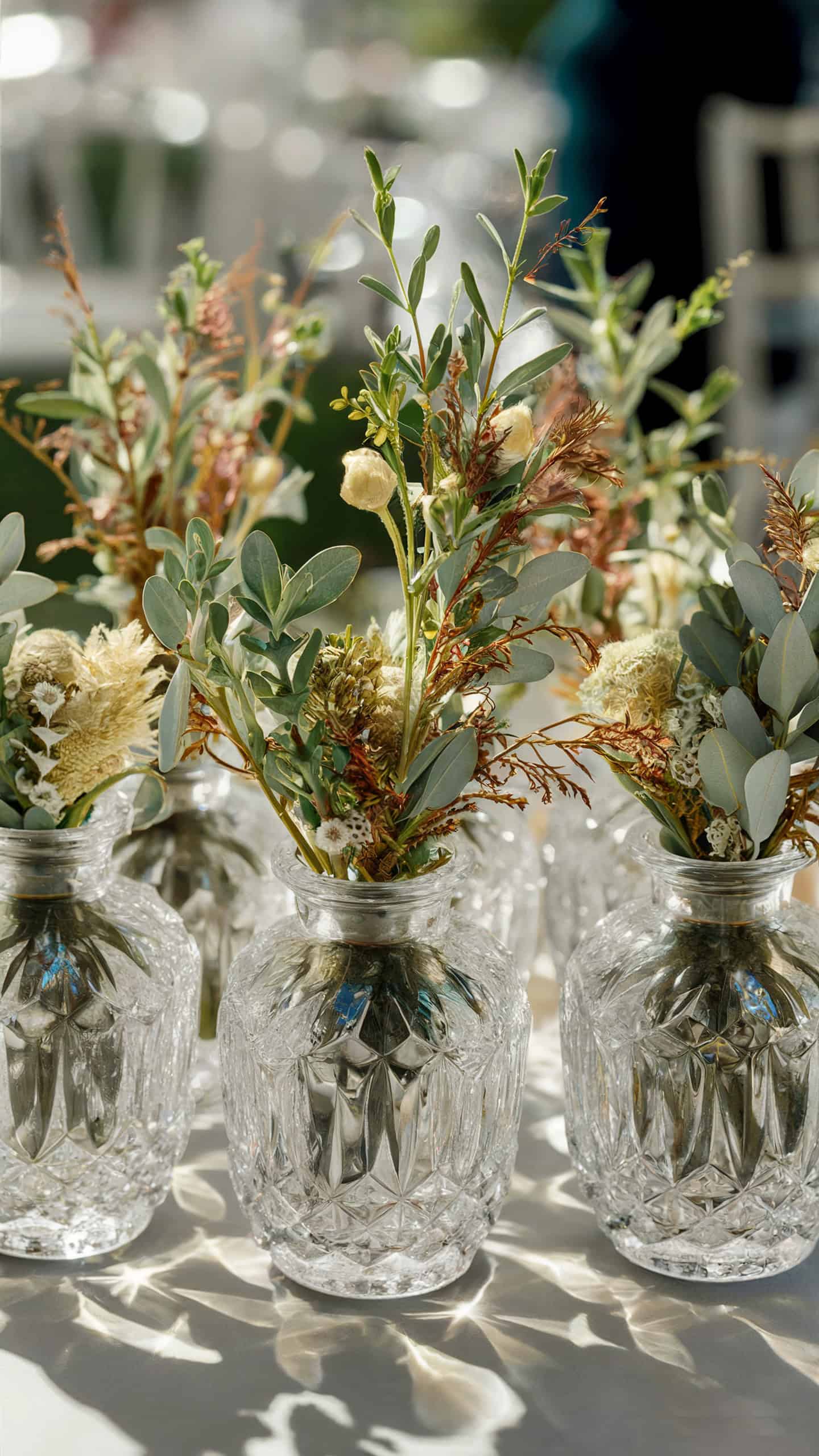Crystal Bud Vases