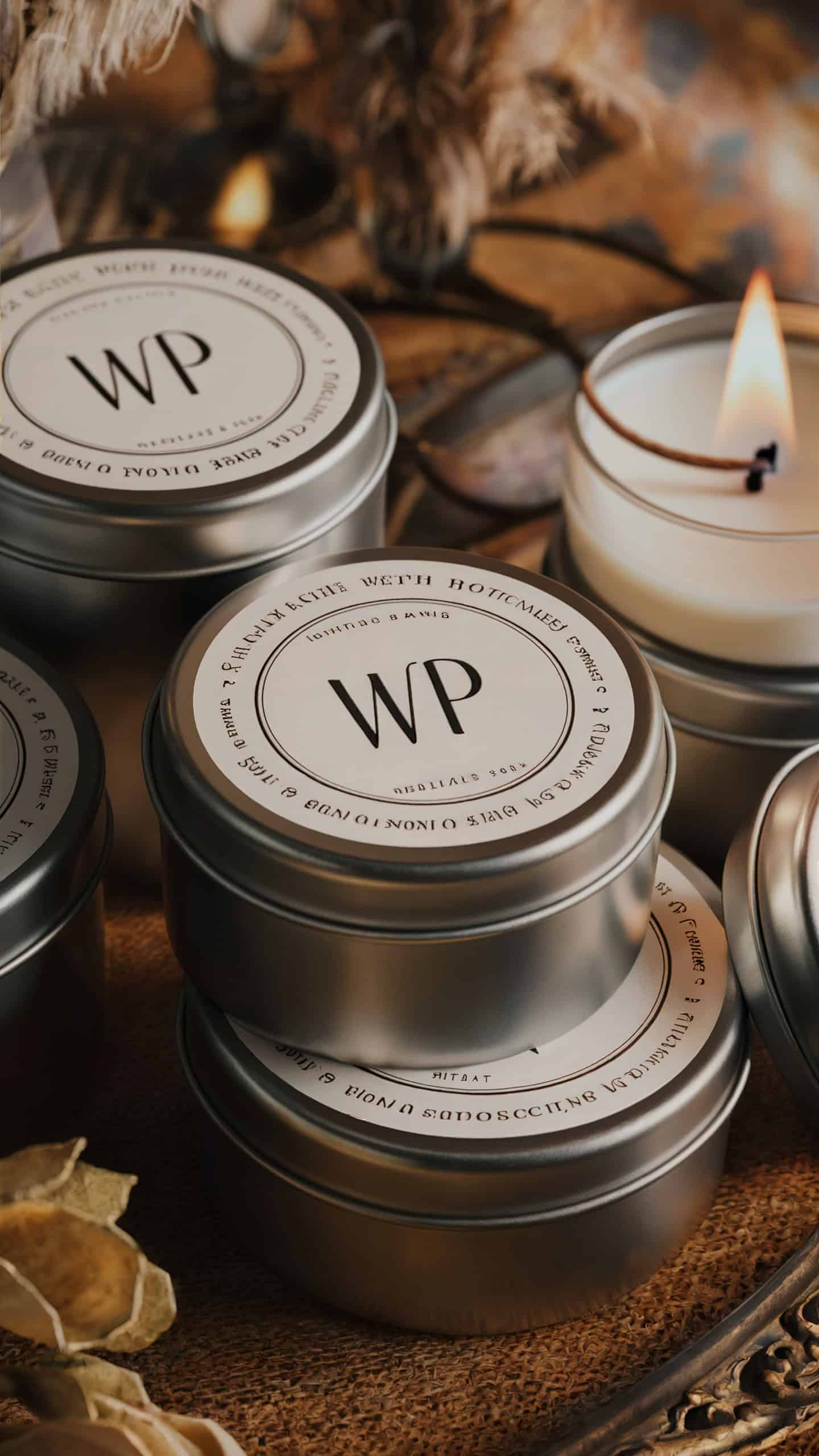 Custom Candle Tins
