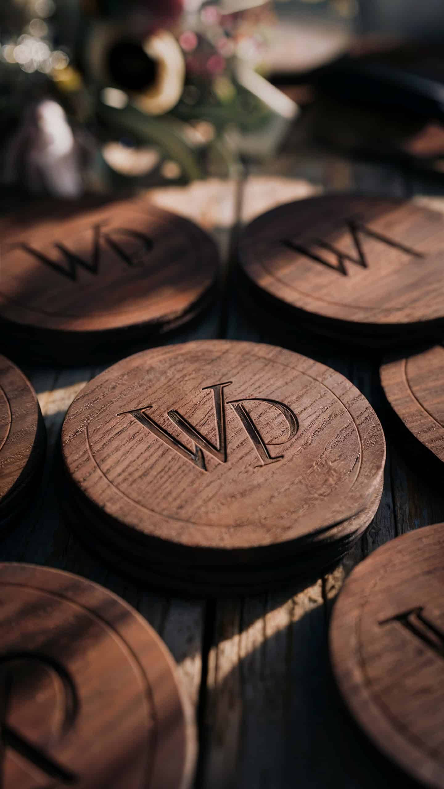 Custom Engraved Wooden Coasters