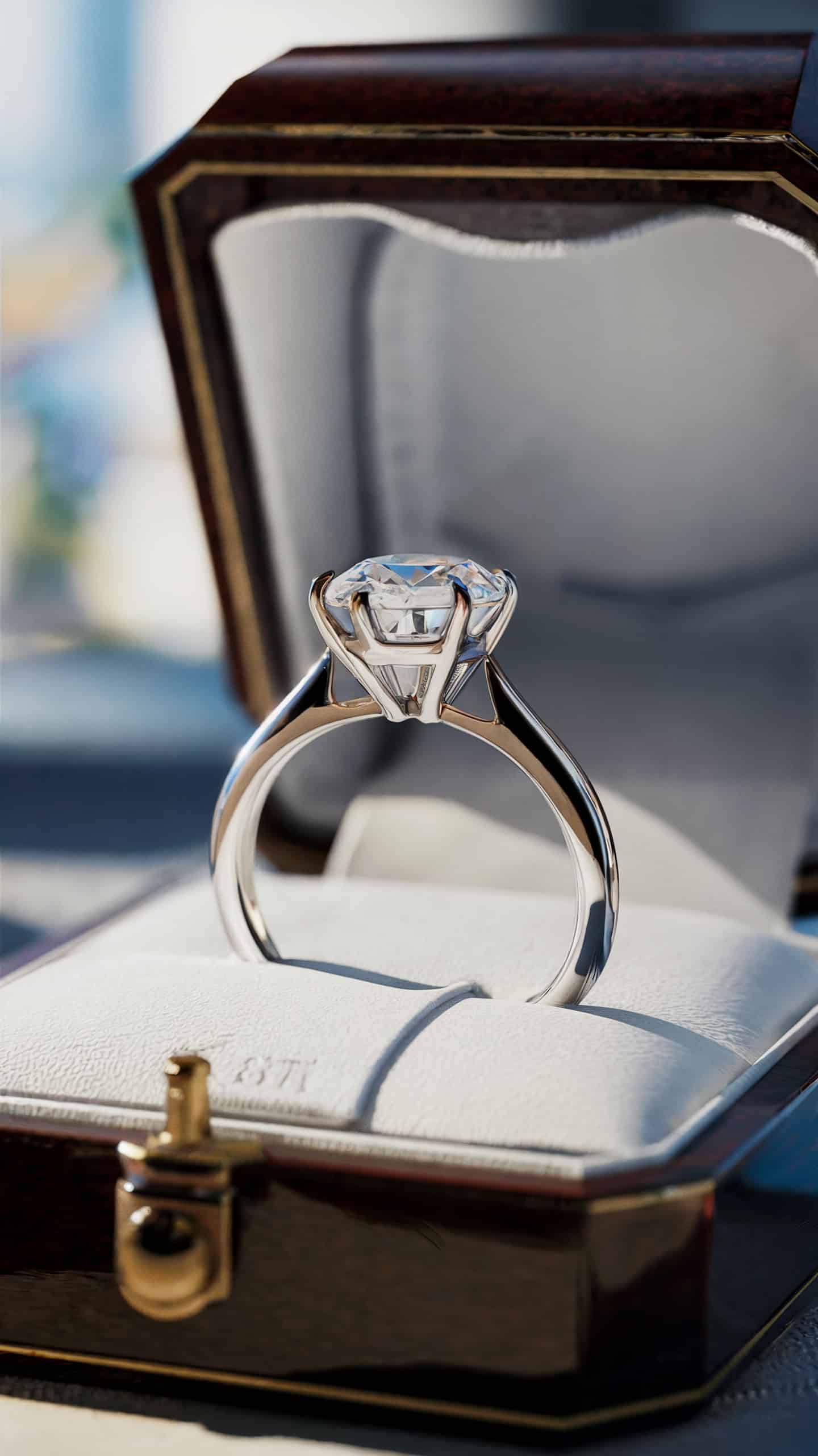 De Beers Classic Solitaire Ring