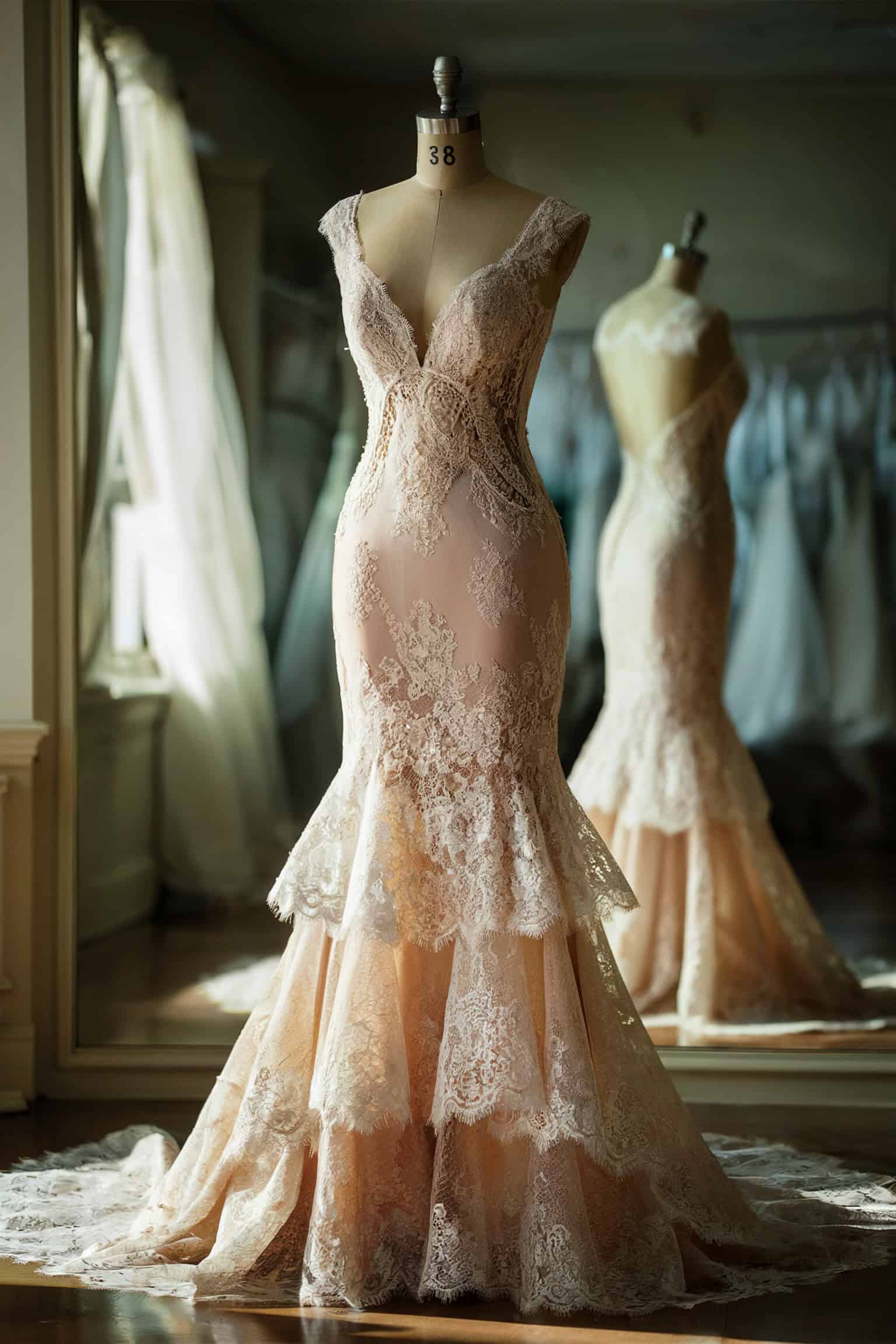 Delicate Lace Mermaid