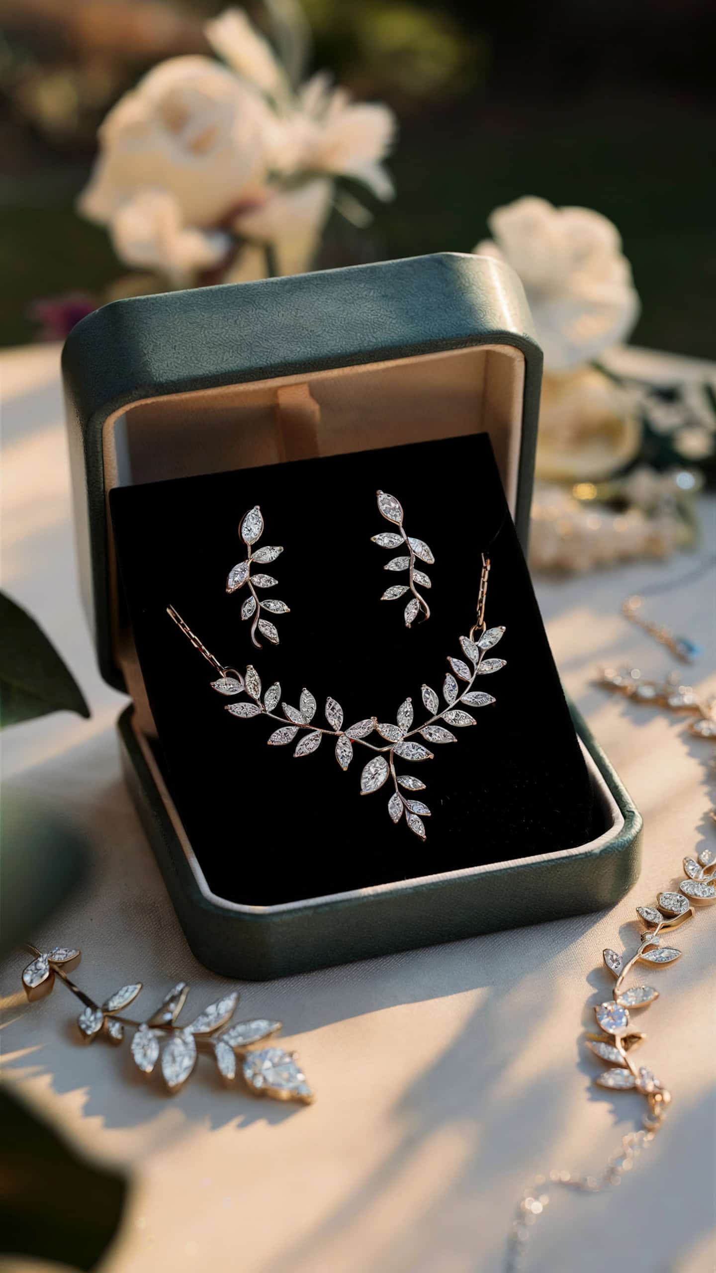 Delicate Vine and Leaf Design