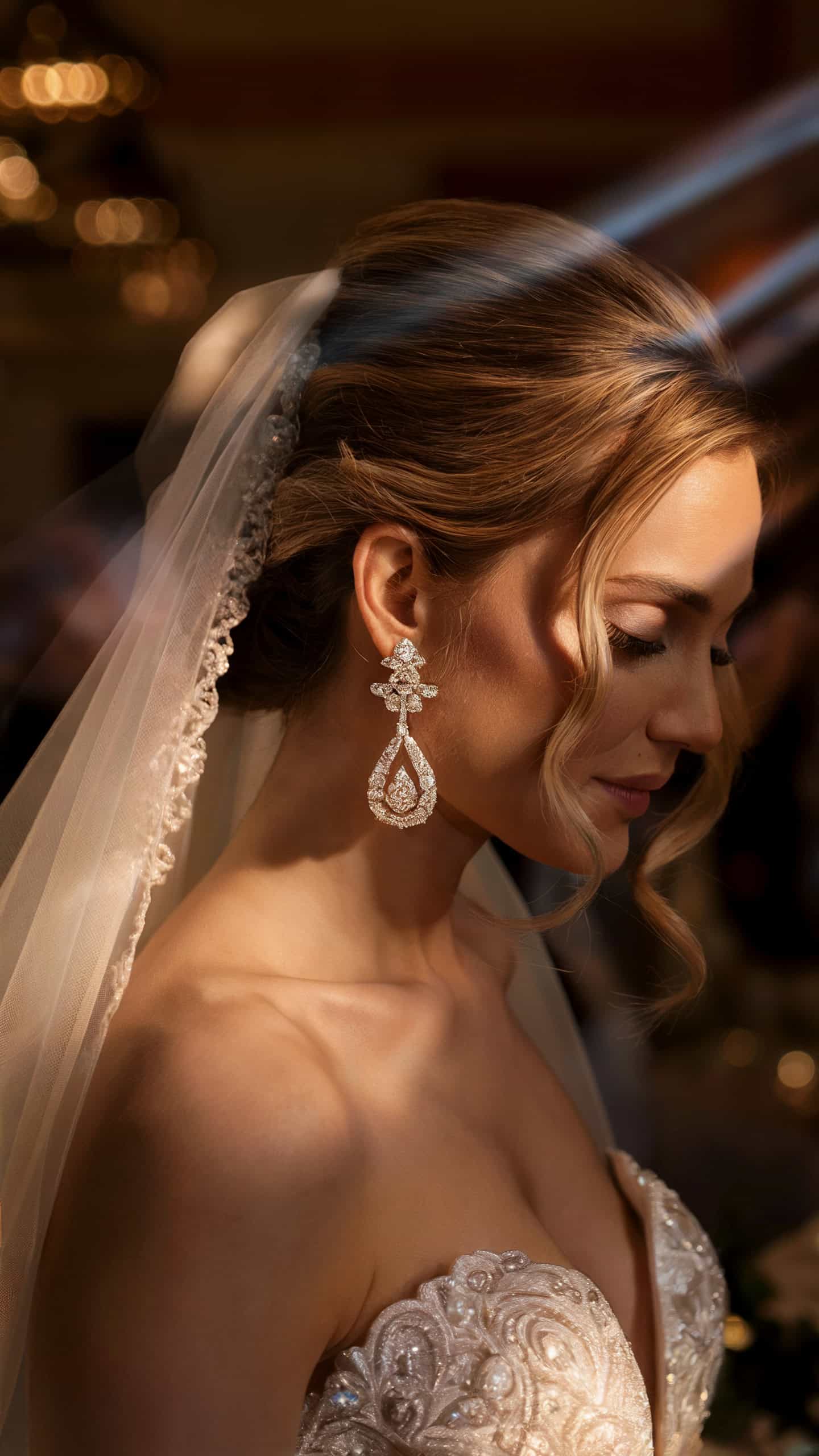 Diamond Drop Earrings