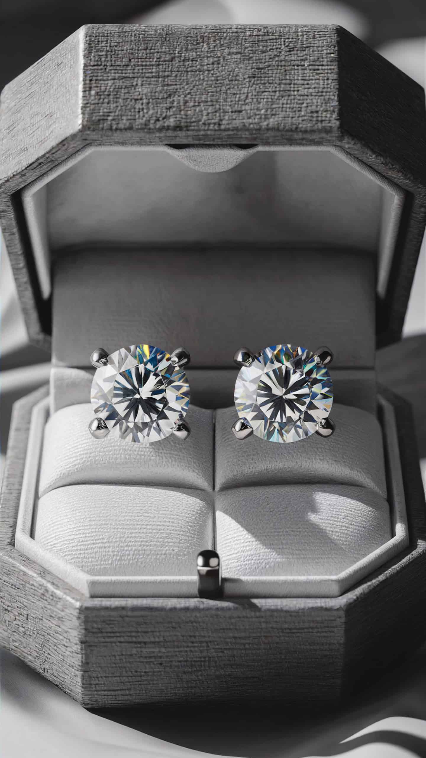 Diamond Stud Earrings