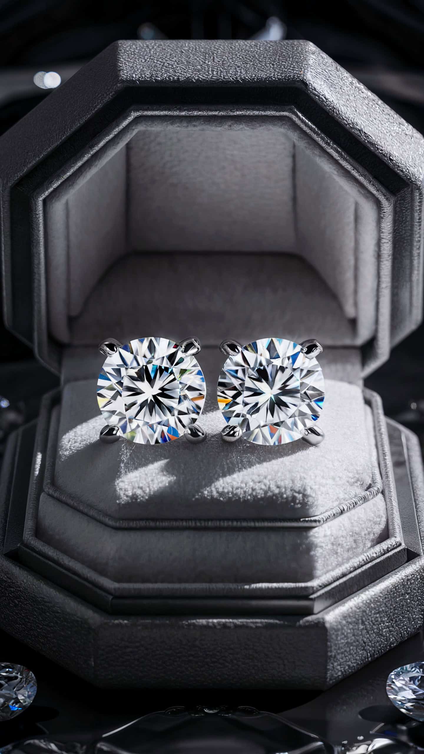 Diamond Stud Earrings