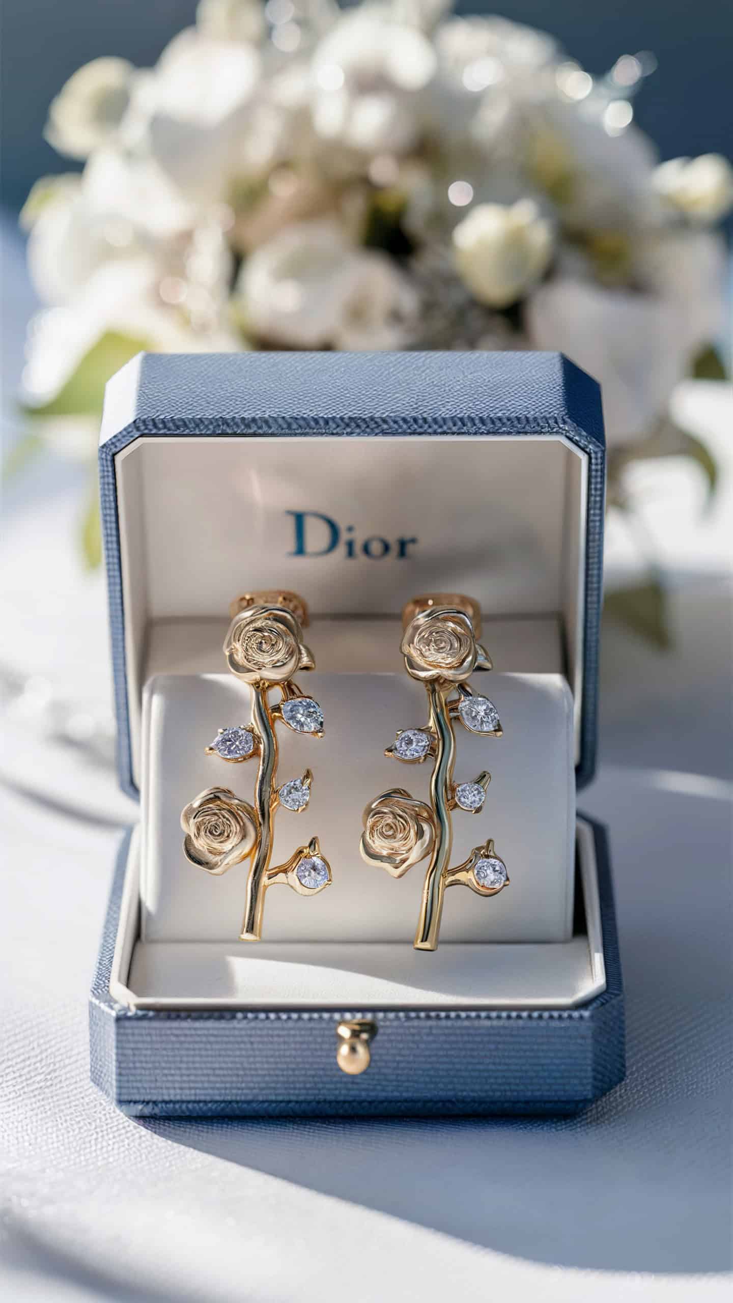 Dior Rose des Vents Earrings