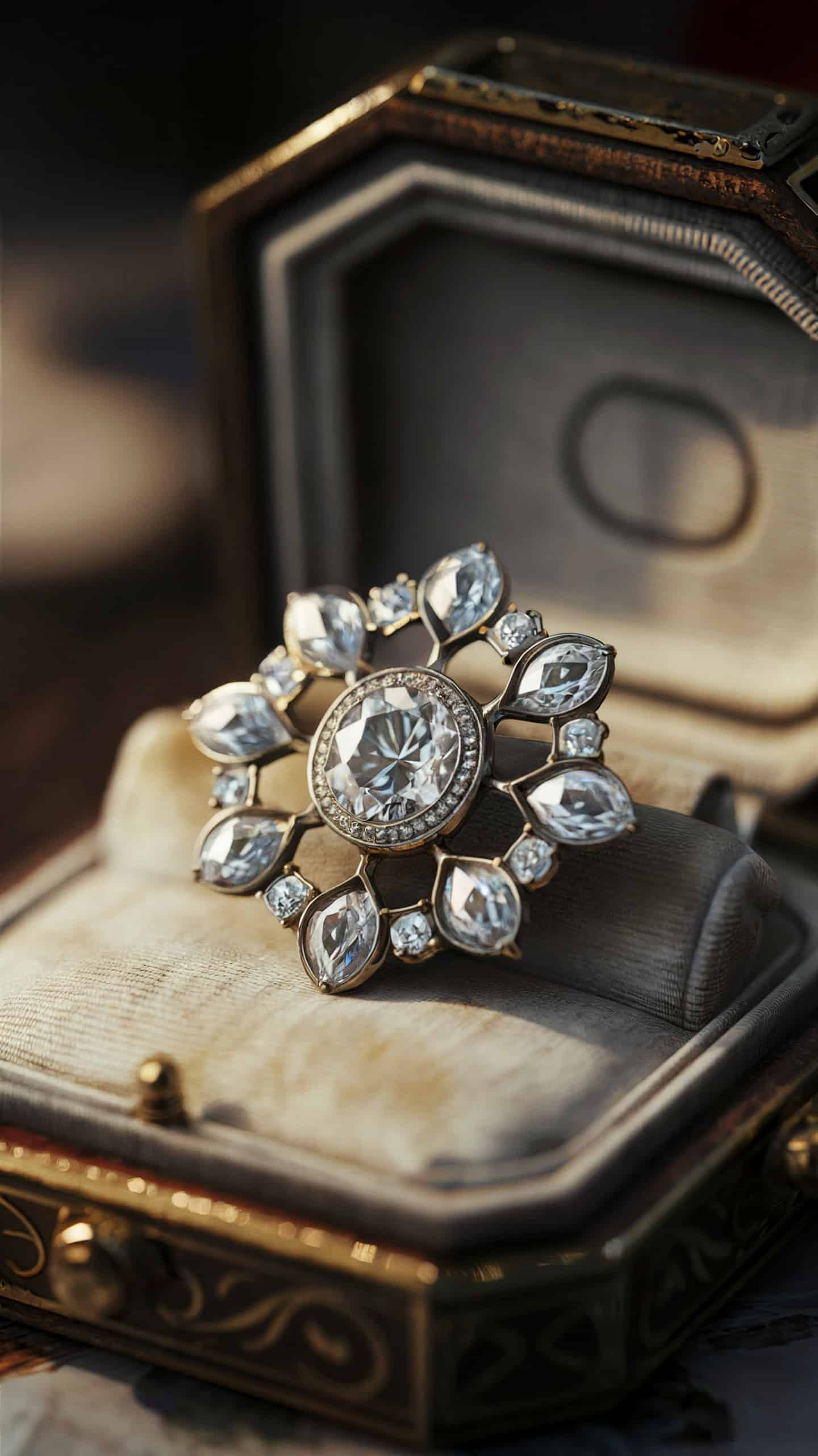 Edwardian Diamond Brooch