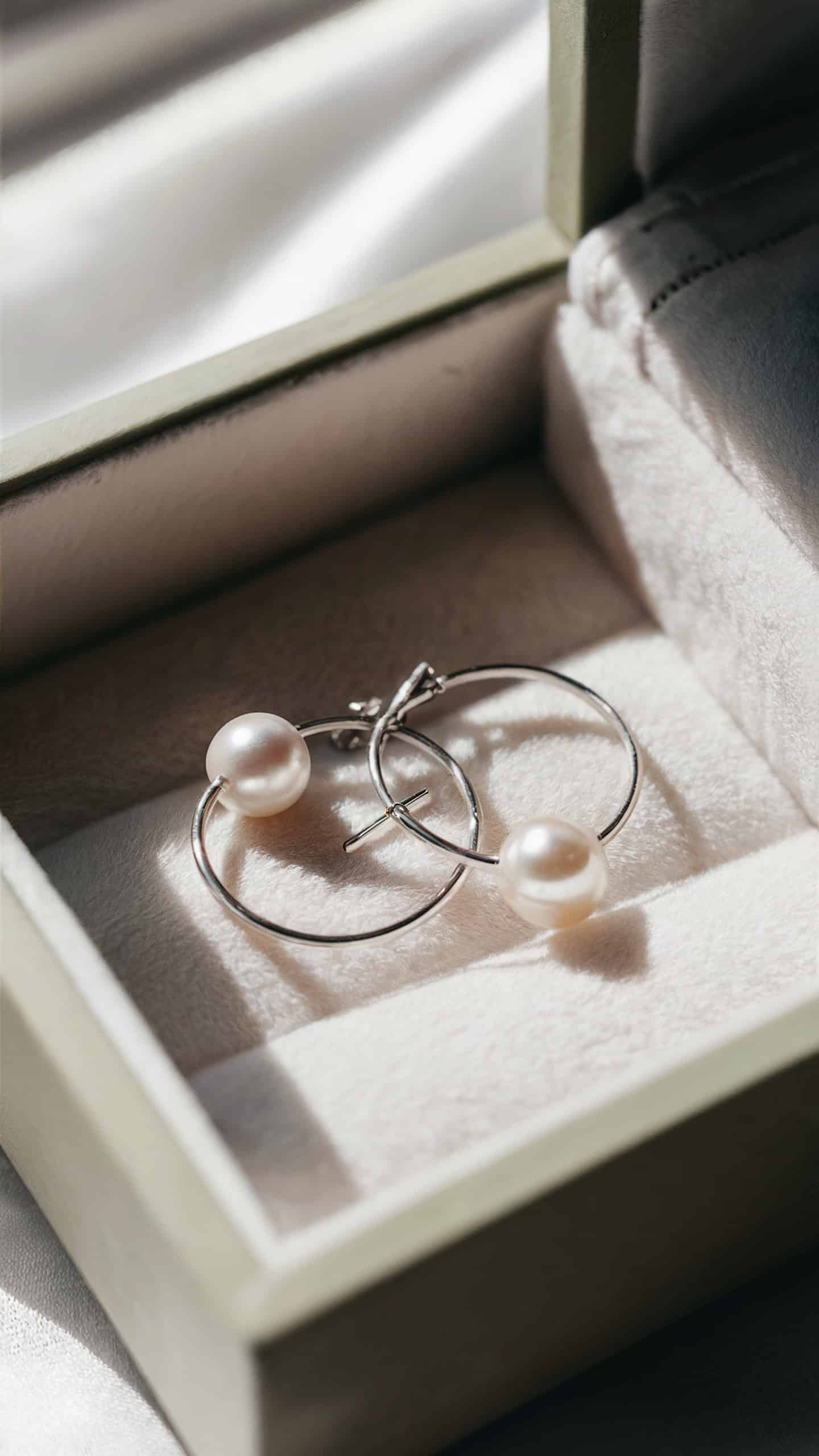 Elara Pearl Hoops