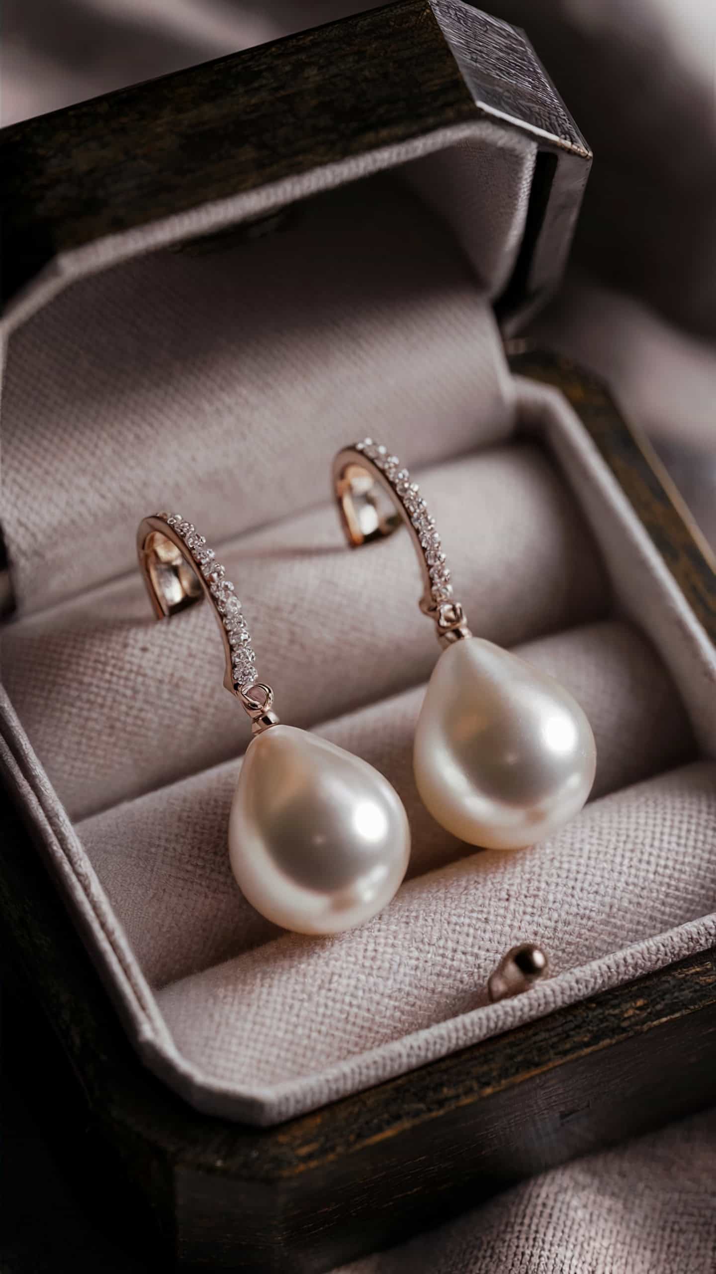 Elegant Pearl Drop Earrings