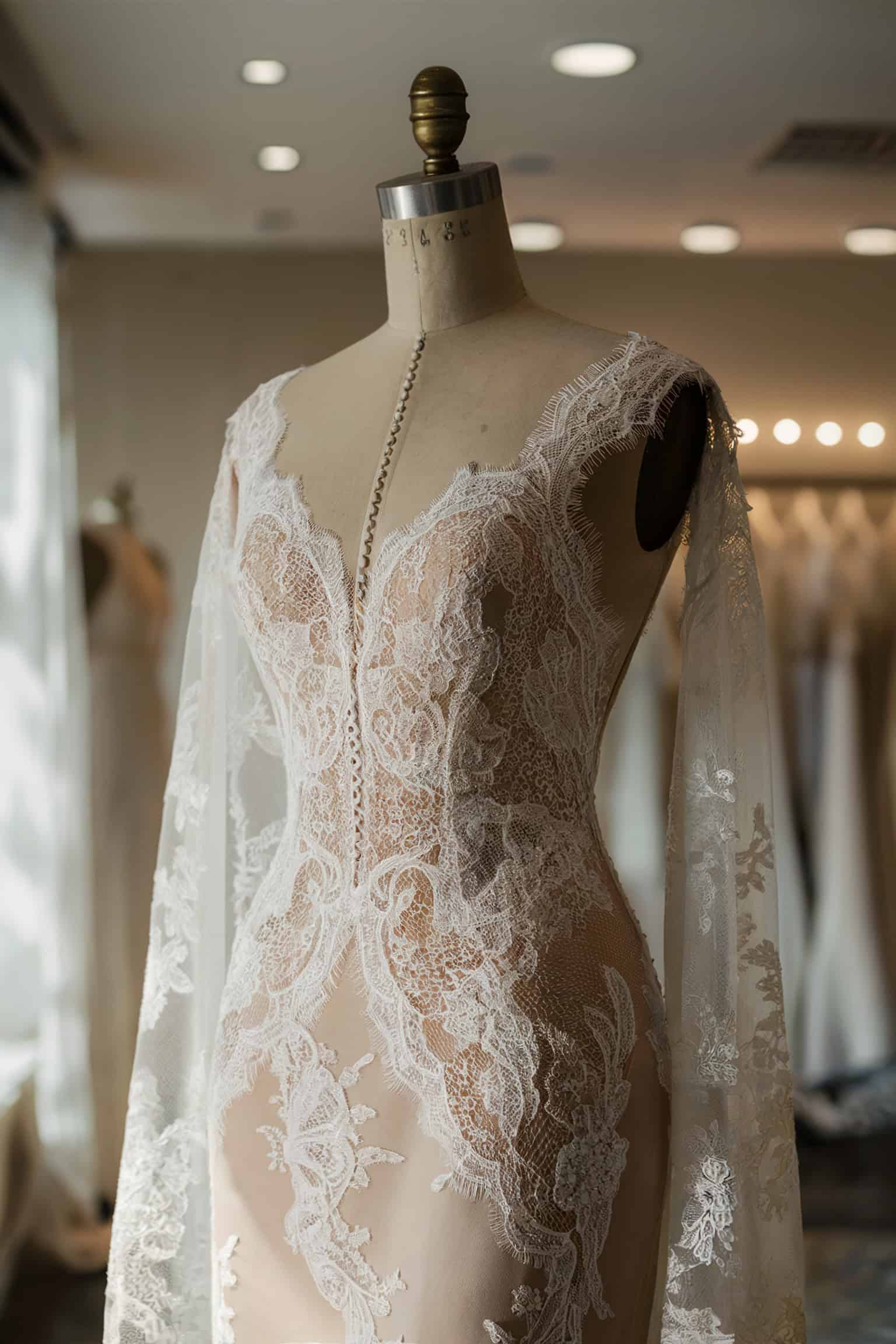 Elegant Lace Bridal Gown