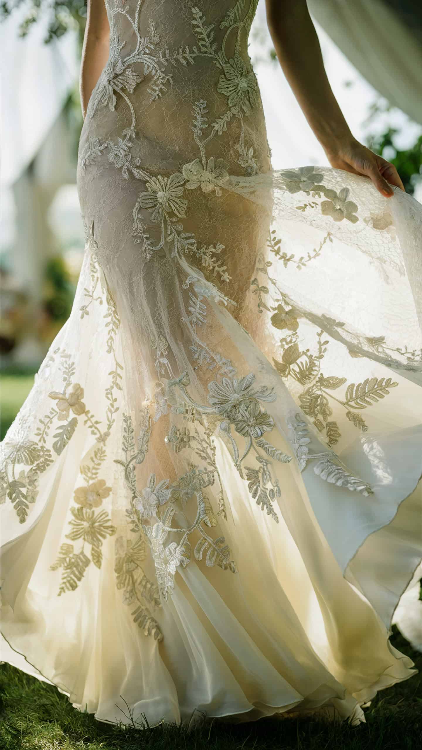 Embroidered Lace Dress