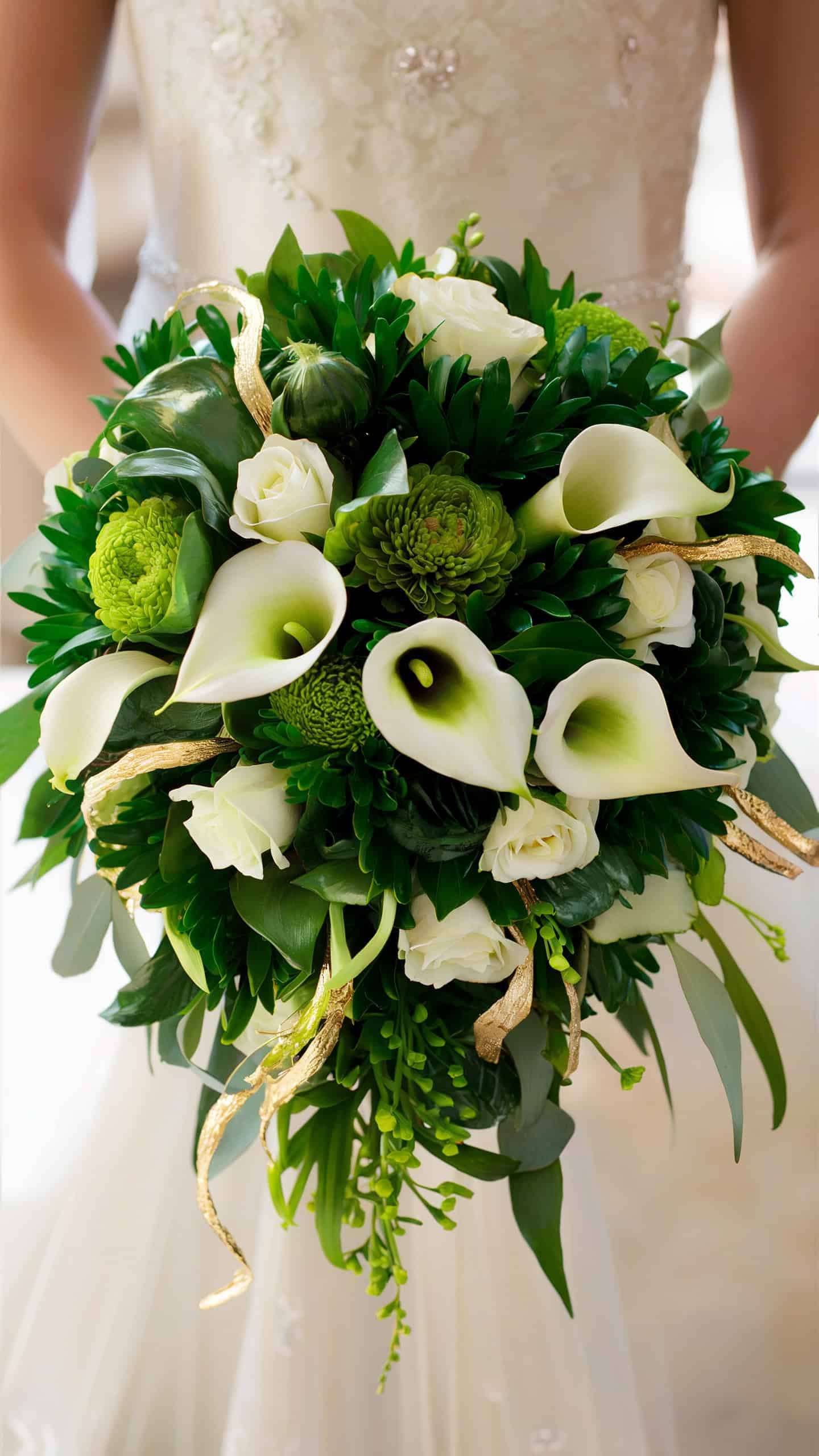 Emerald Elegance Arrangements