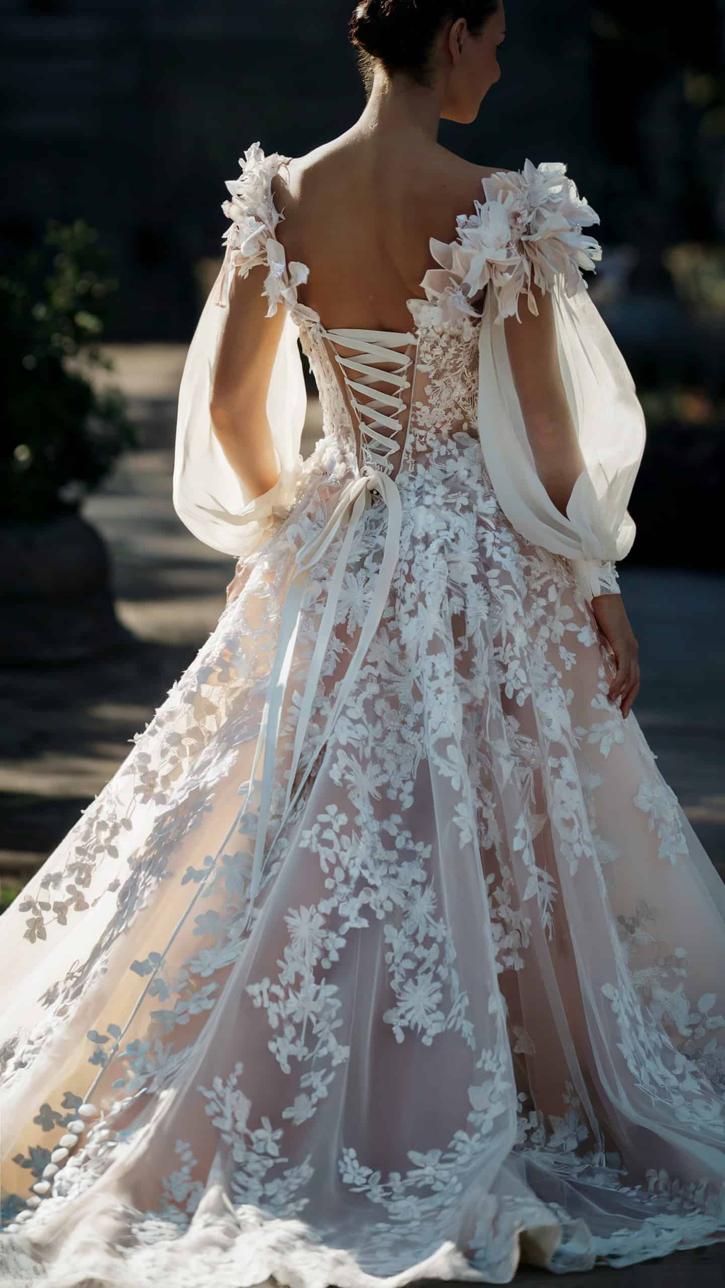 Fiorella 3D Floral Wedding Gown by Pronovias