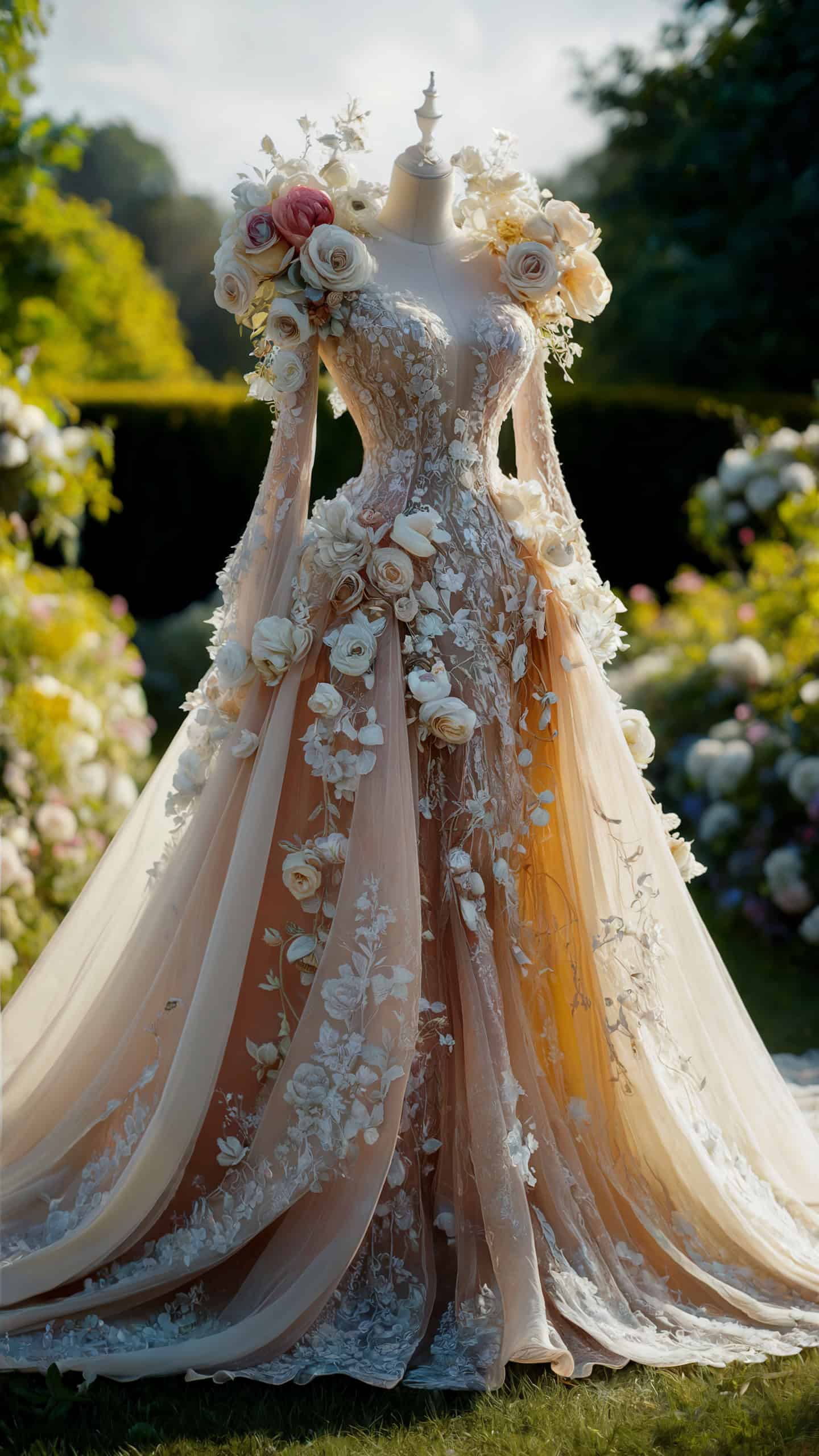 Garden-Inspired Bridal Dress by Lela Rose