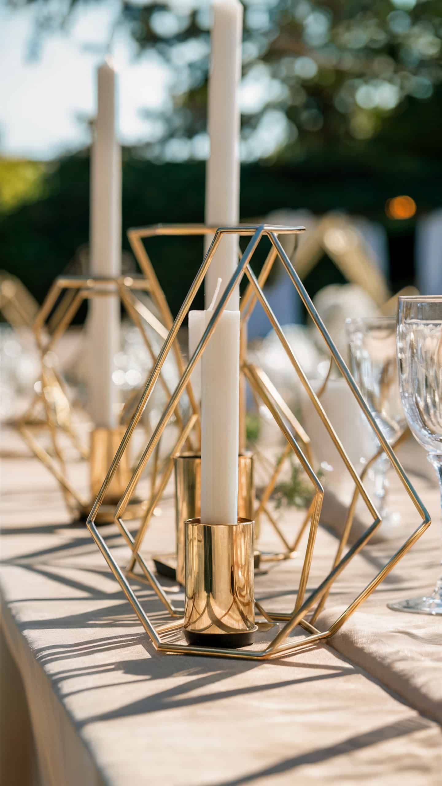 Geometric Candle Holders