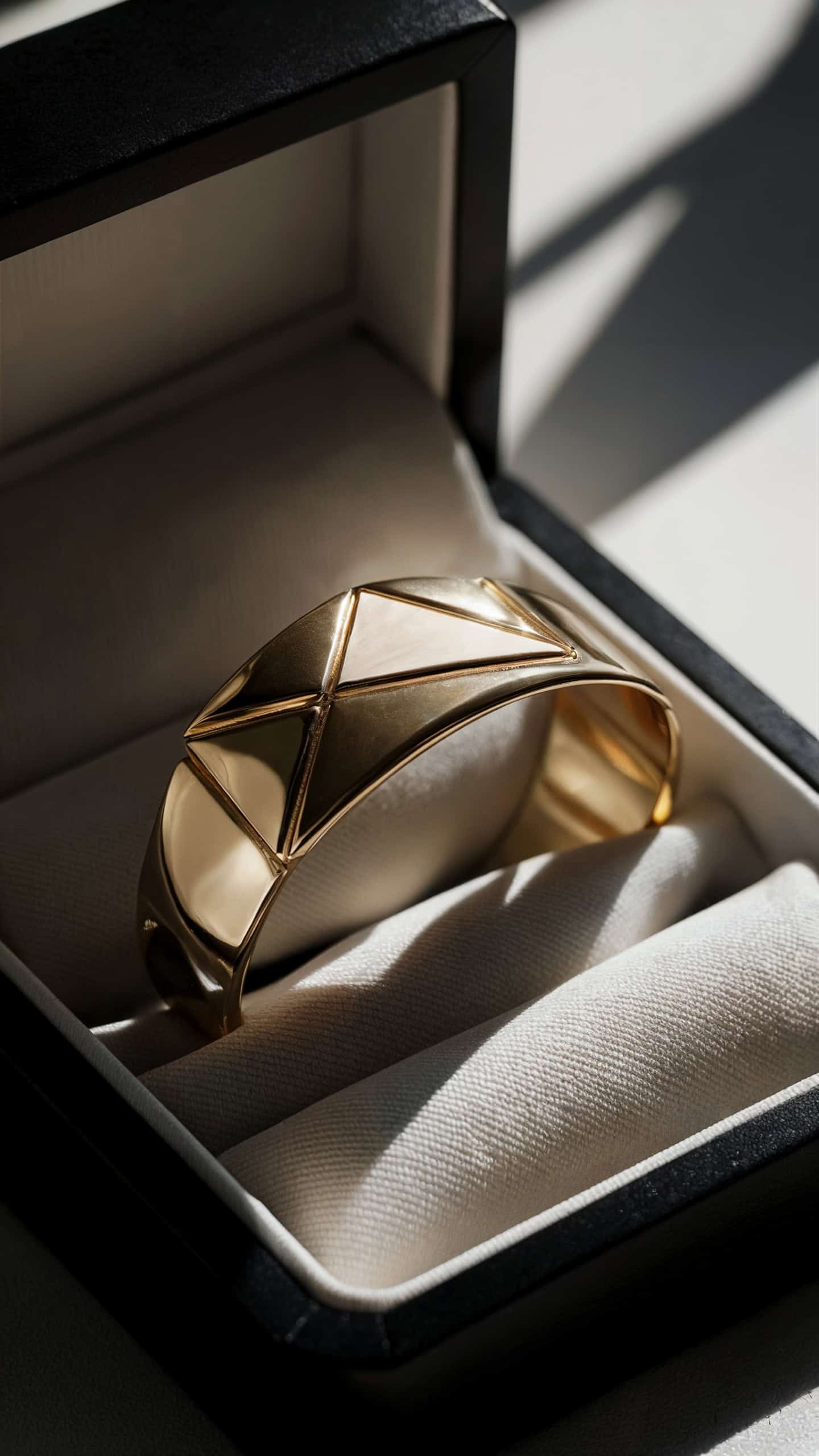 Geometric Gold Bracelet