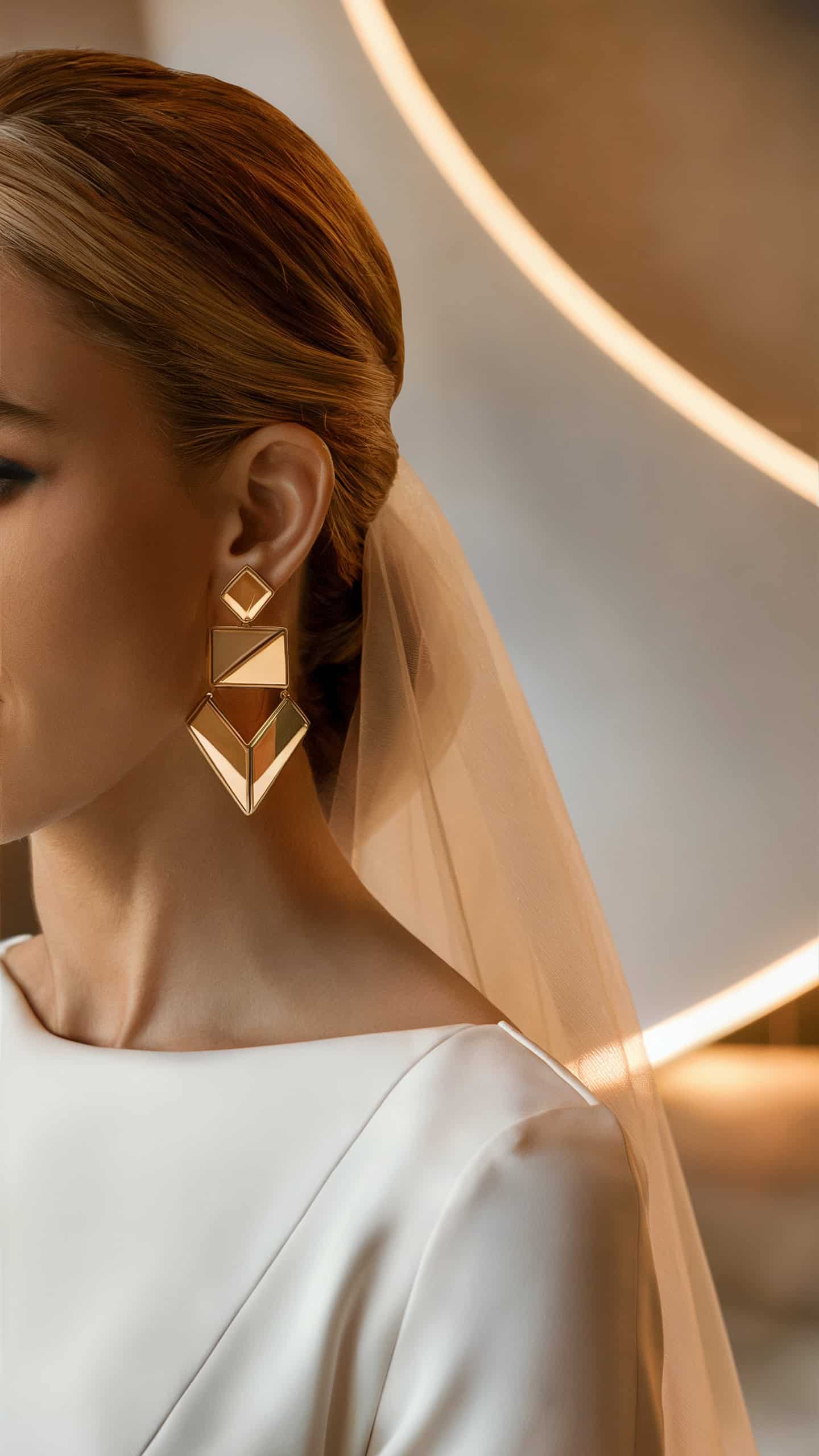 Geometric Statement Earrings