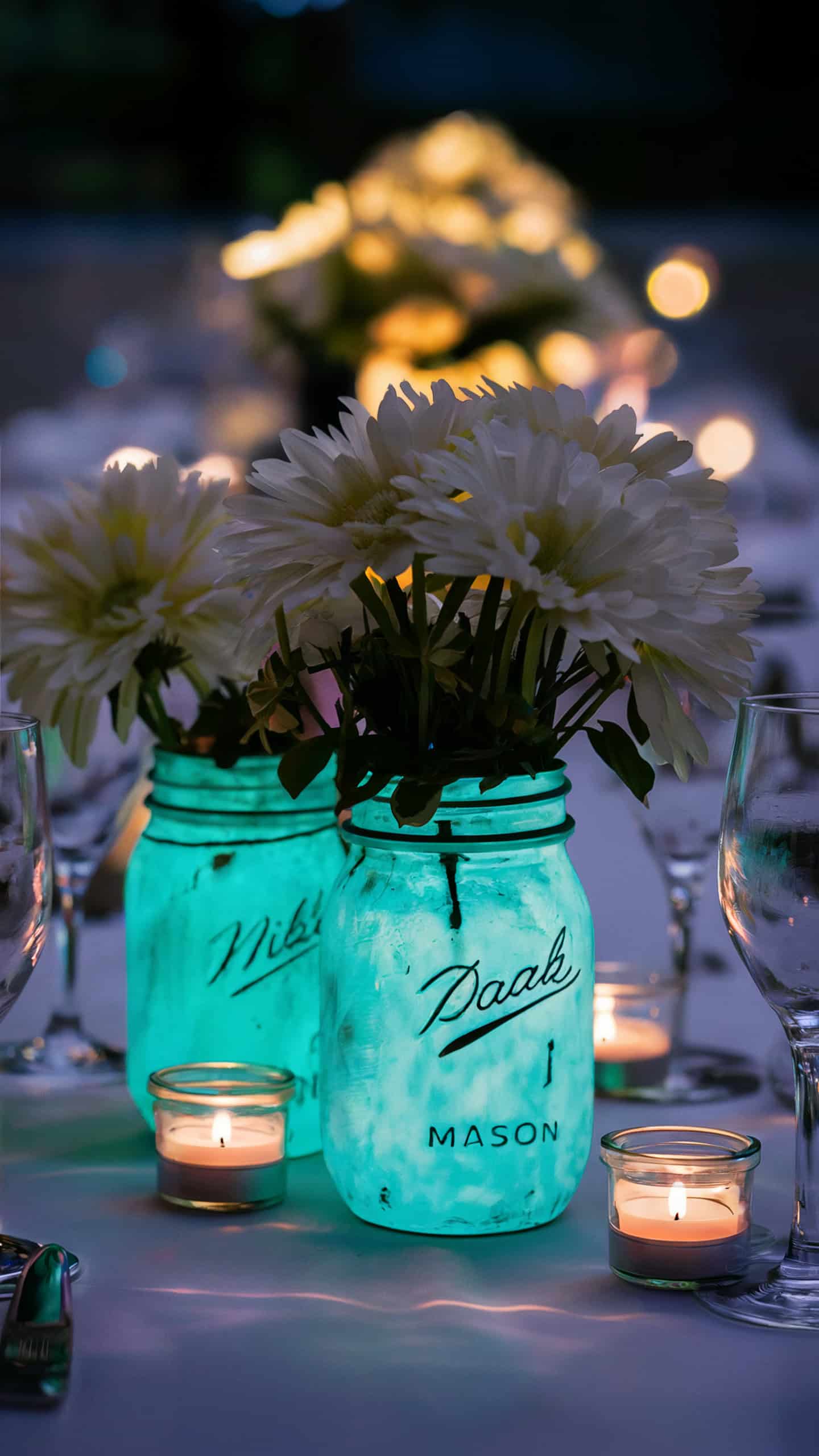 Glow-in-the-Dark Mason Jars