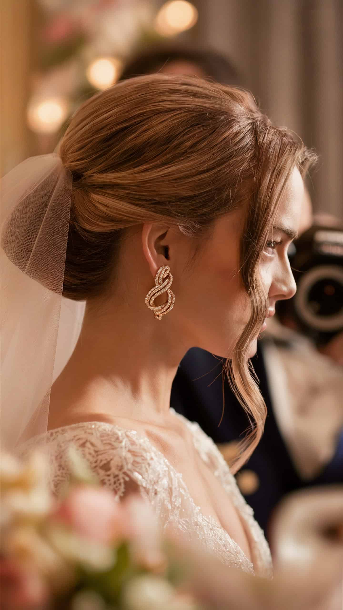 Gold Knot Earrings