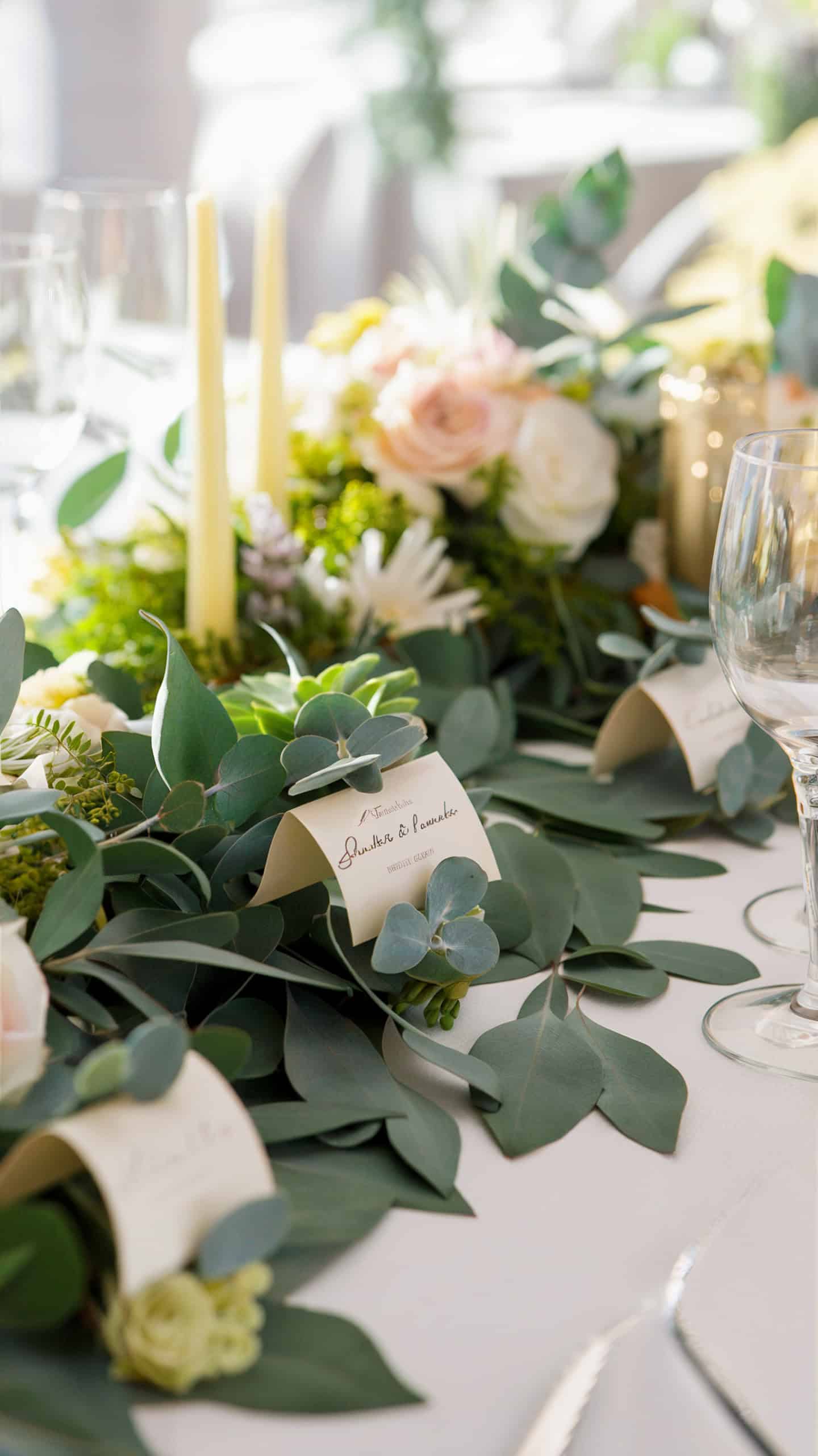 Greenery Place Cards