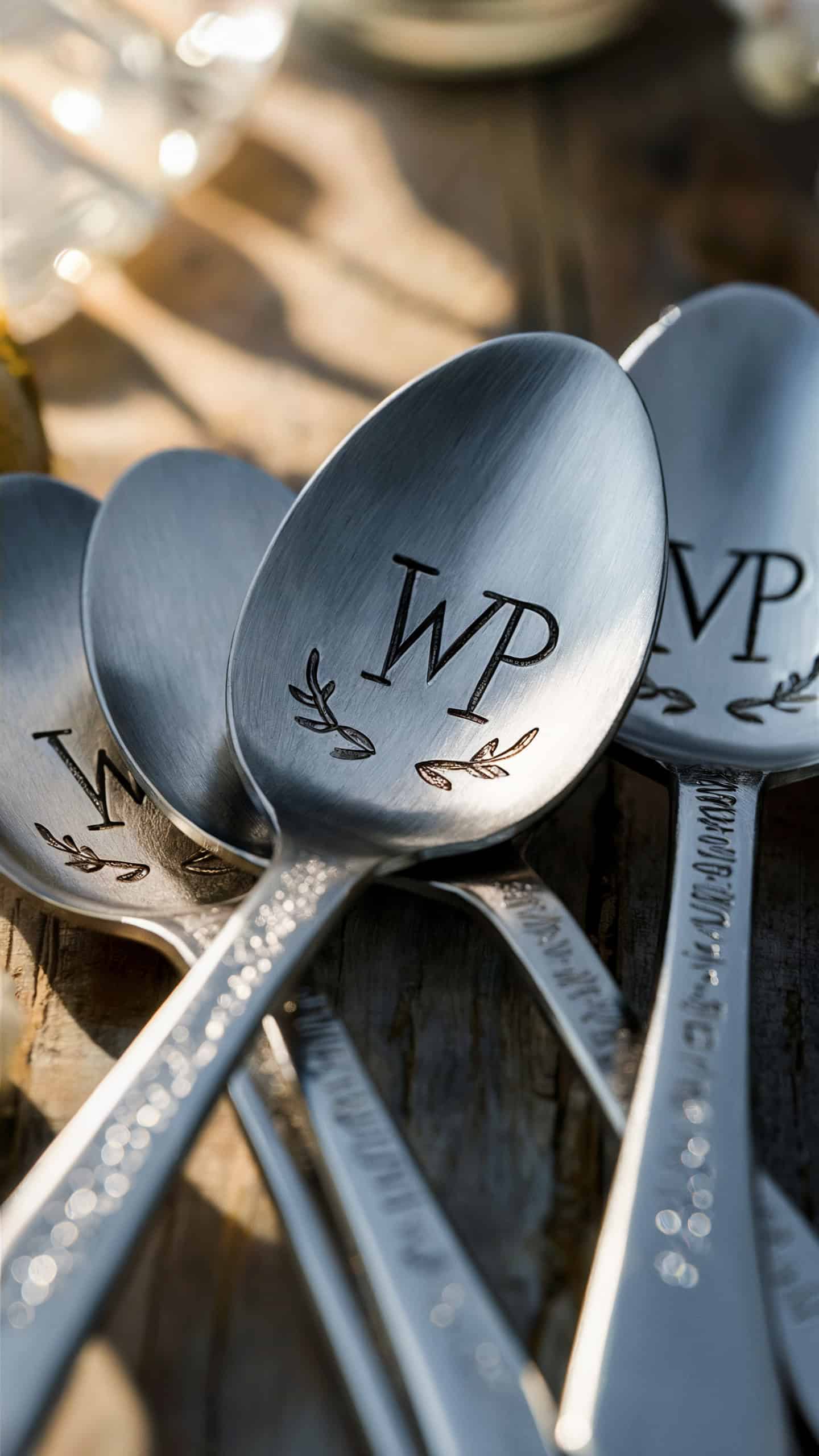 Hand-Stamped Spoons