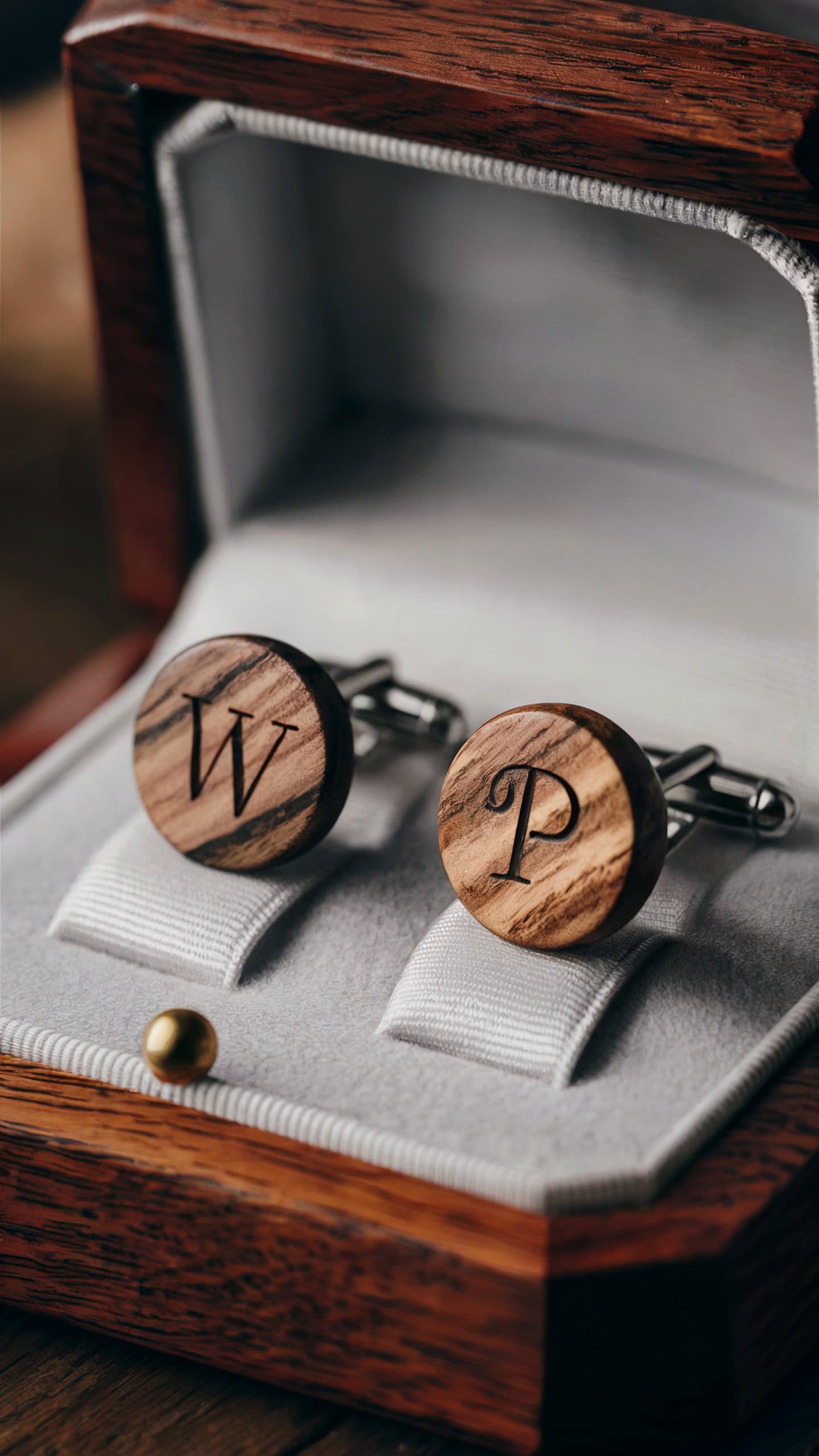 Handcrafted Wooden Cufflinks