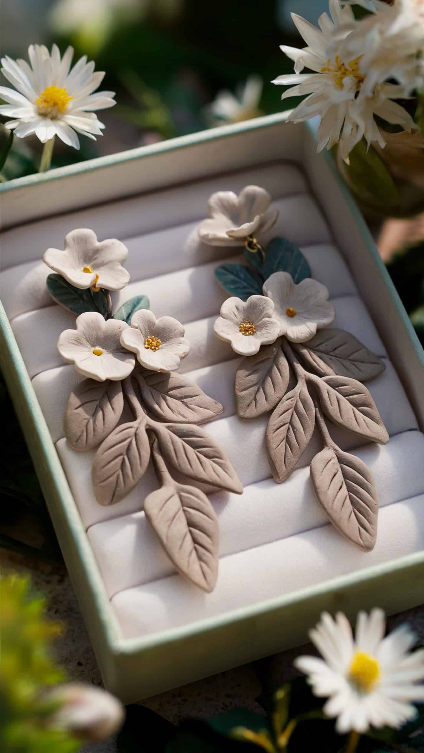 Handmade Botanical Earrings