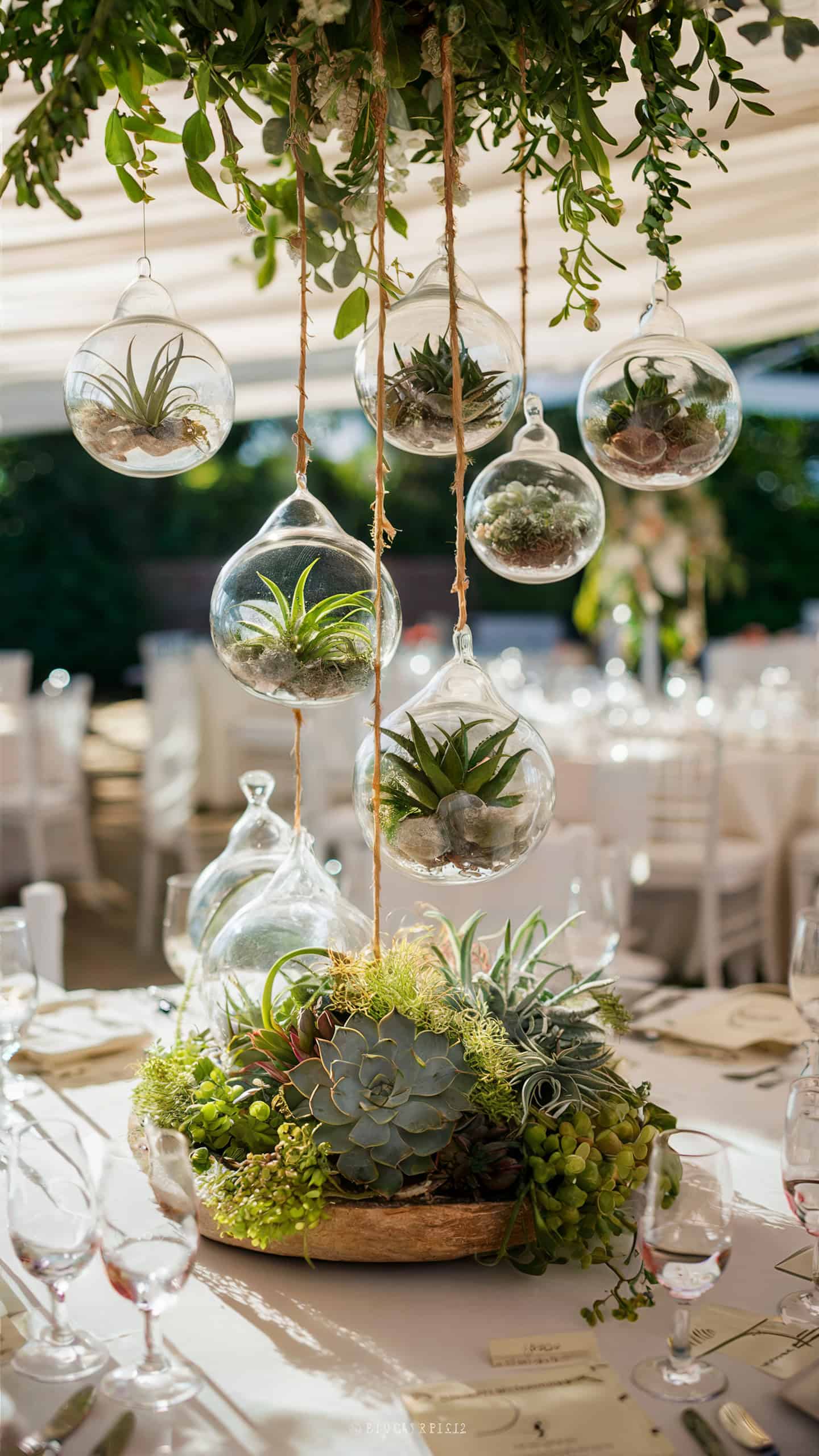 Hanging Glass Terrariums