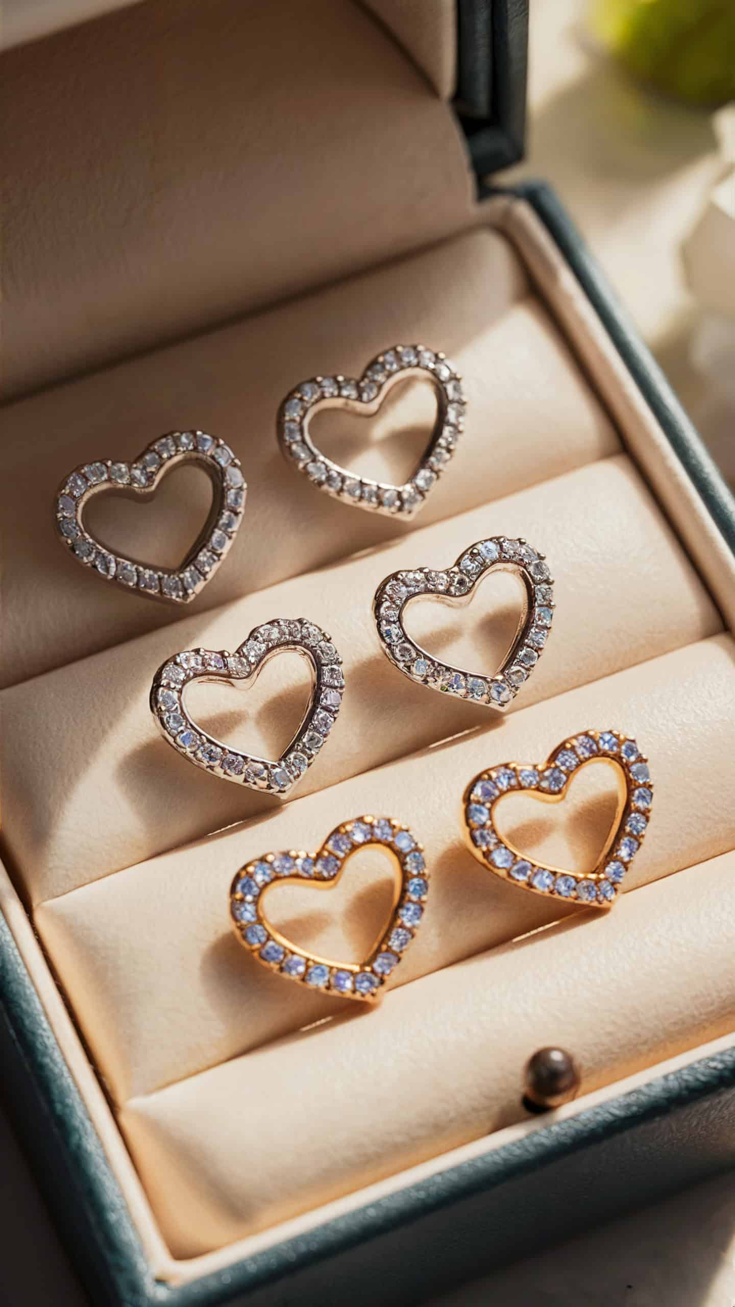 Heart Shaped Earrings from Jared