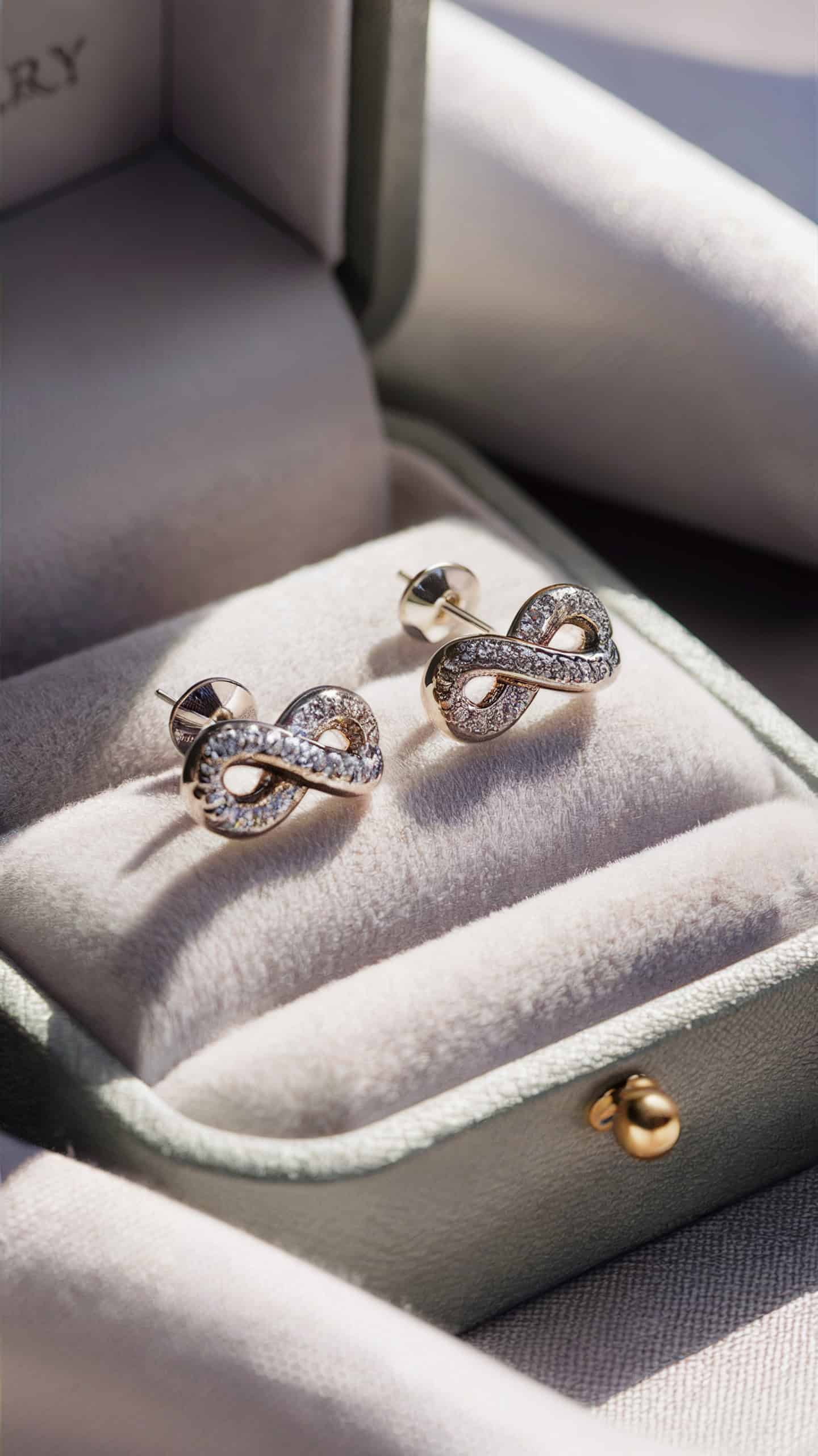 Infinity Knot Studs from Kay Jewelers