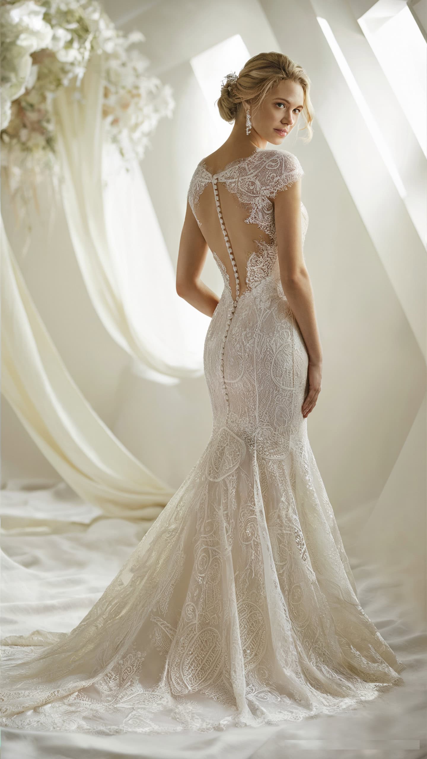 Ivory Lace Gown by Stella York