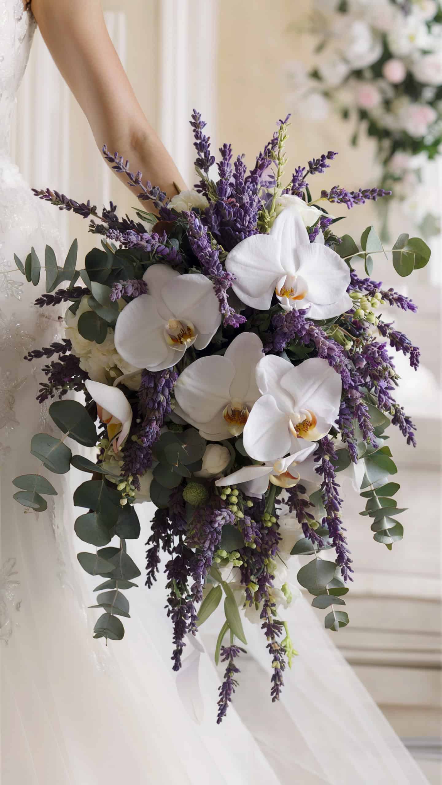 Lavender and Orchids Elegance