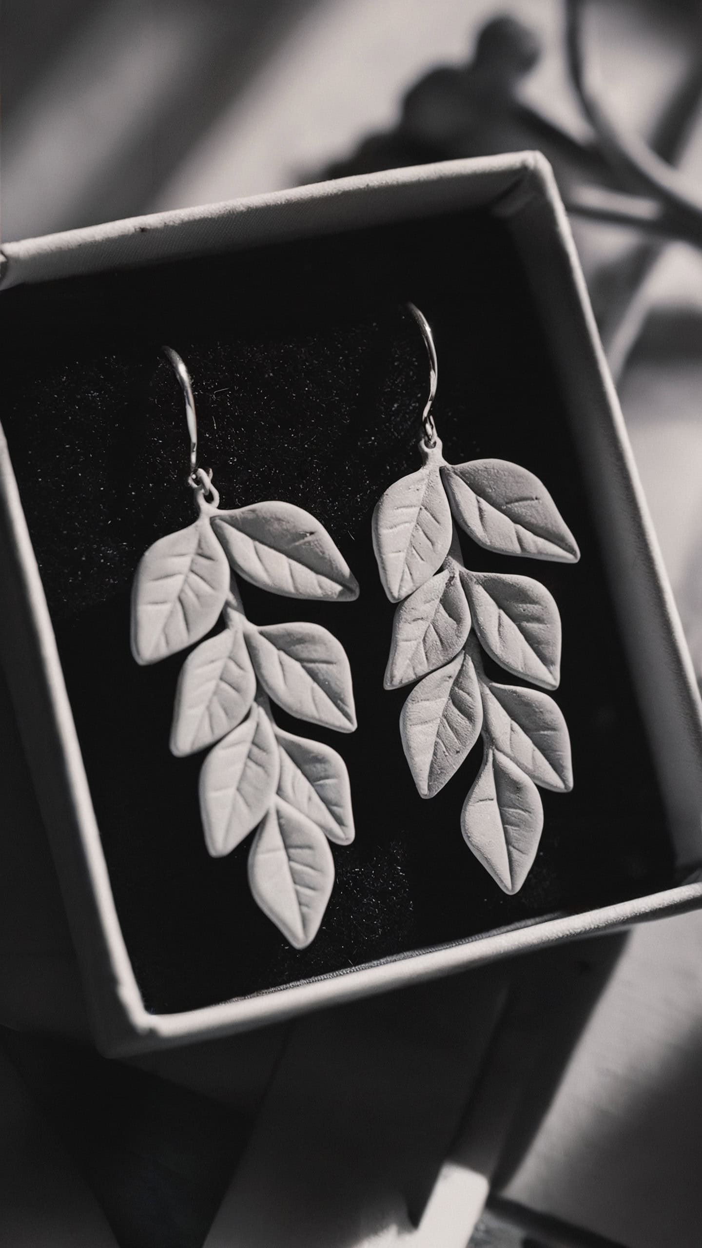 Leafy Clay Dangles