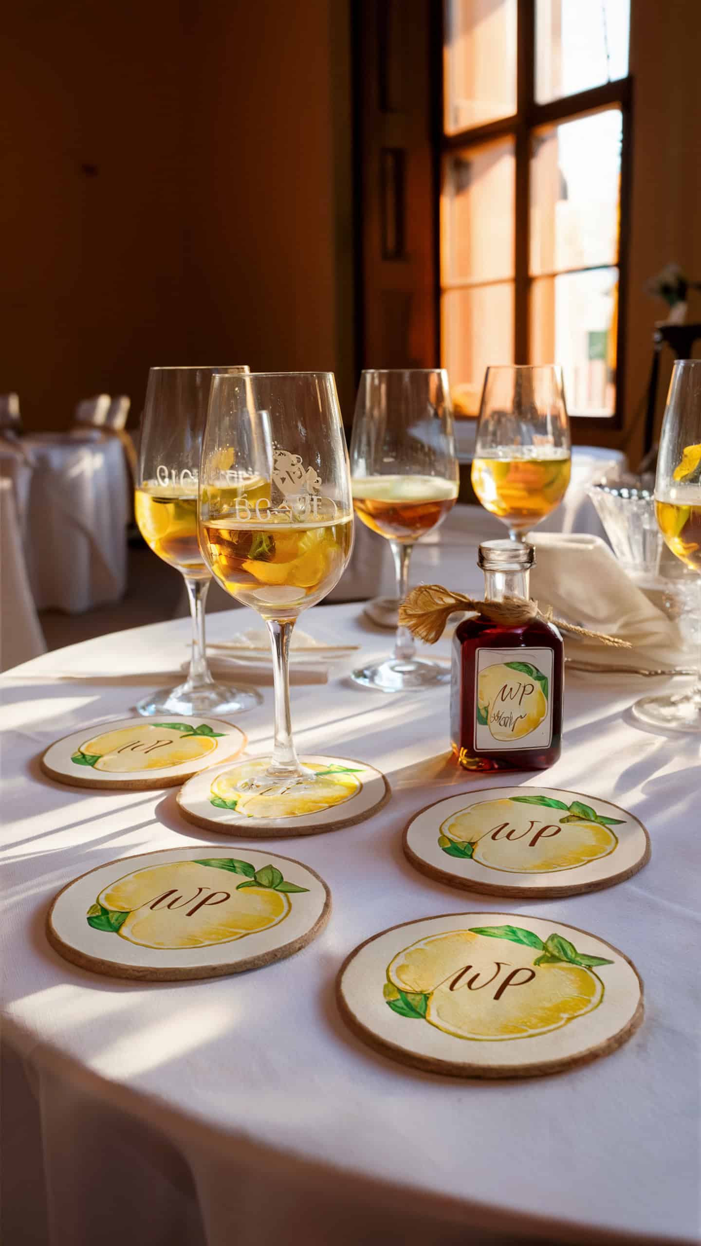 Limoncello Coasters