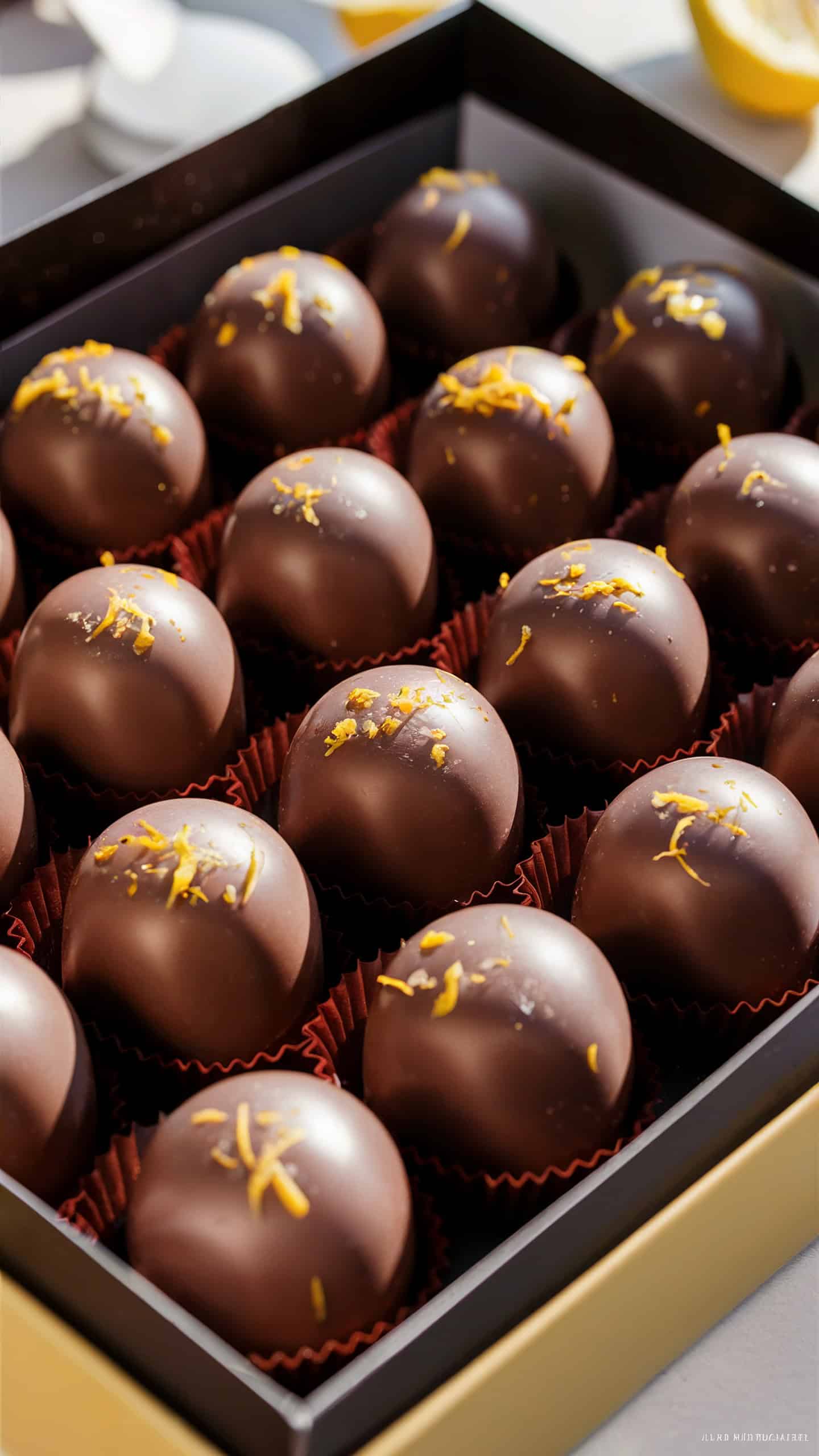 Limoncello-Flavored Chocolates