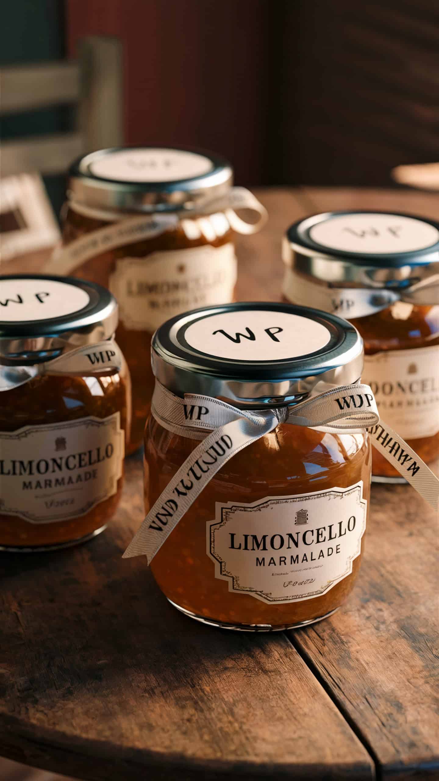 Limoncello Marmalade Jars