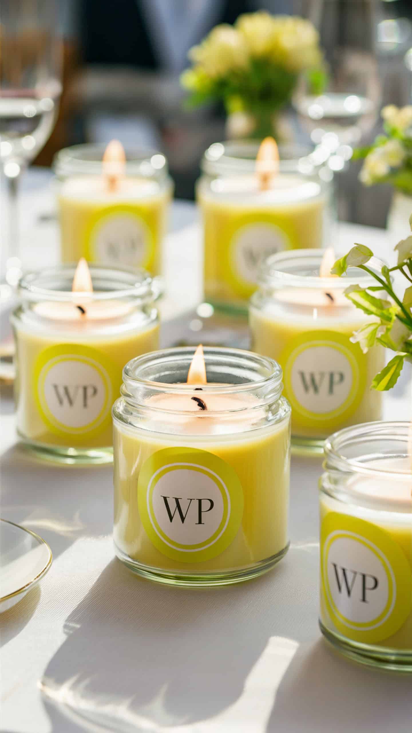 Limoncello-Scented Candles