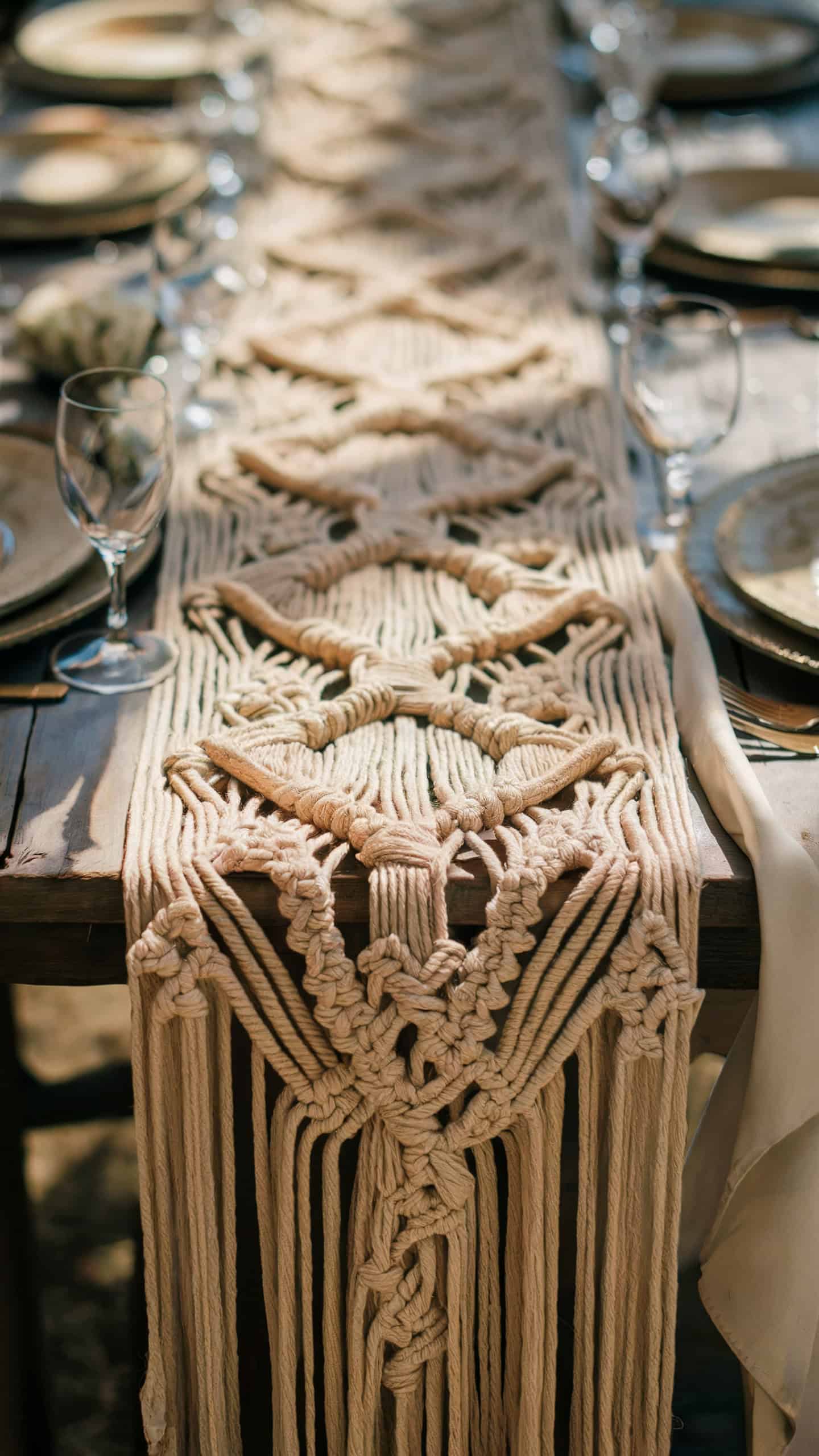 Macrame Table Runners