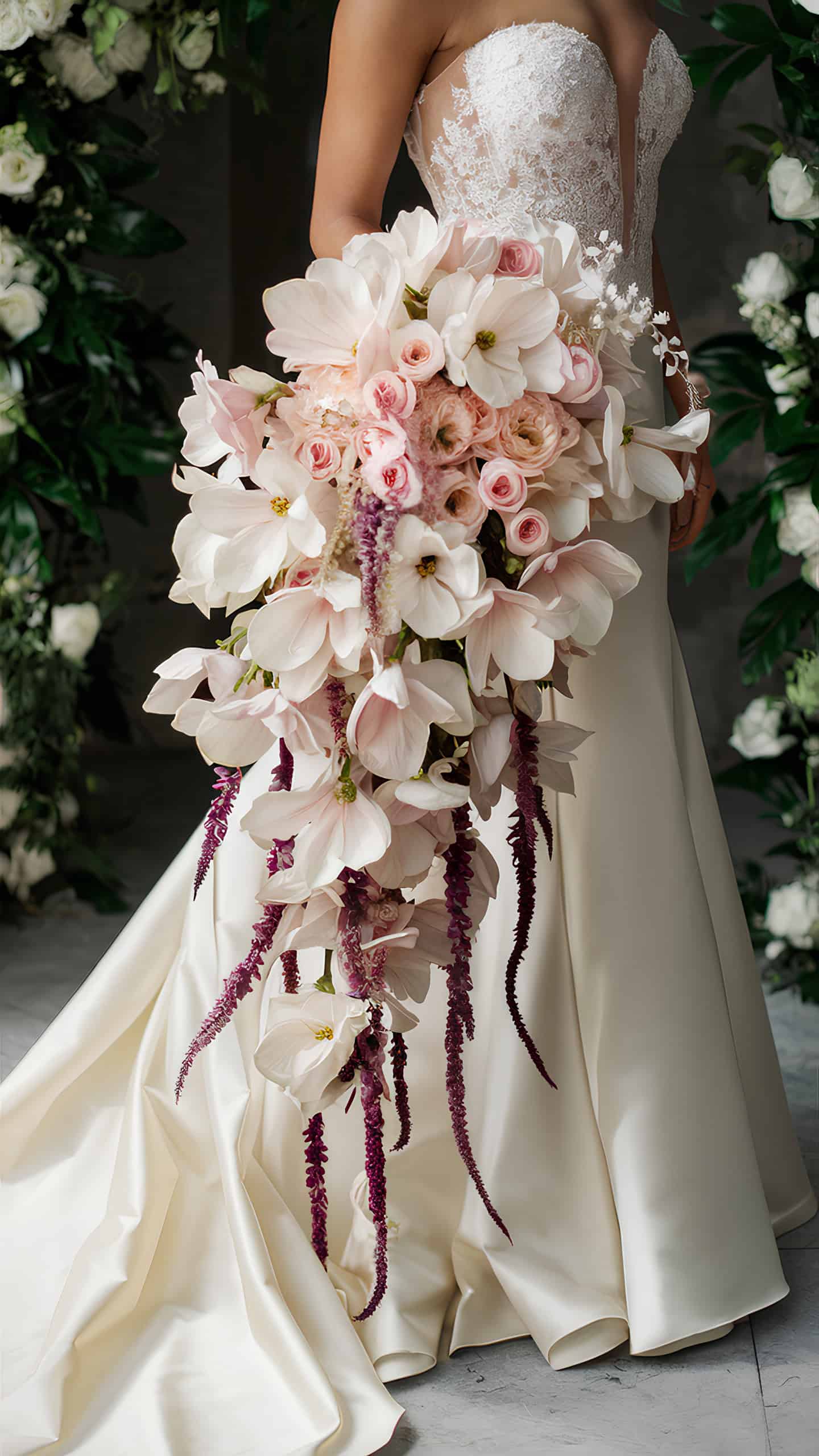 Magnolia and Amaranthus Cascade