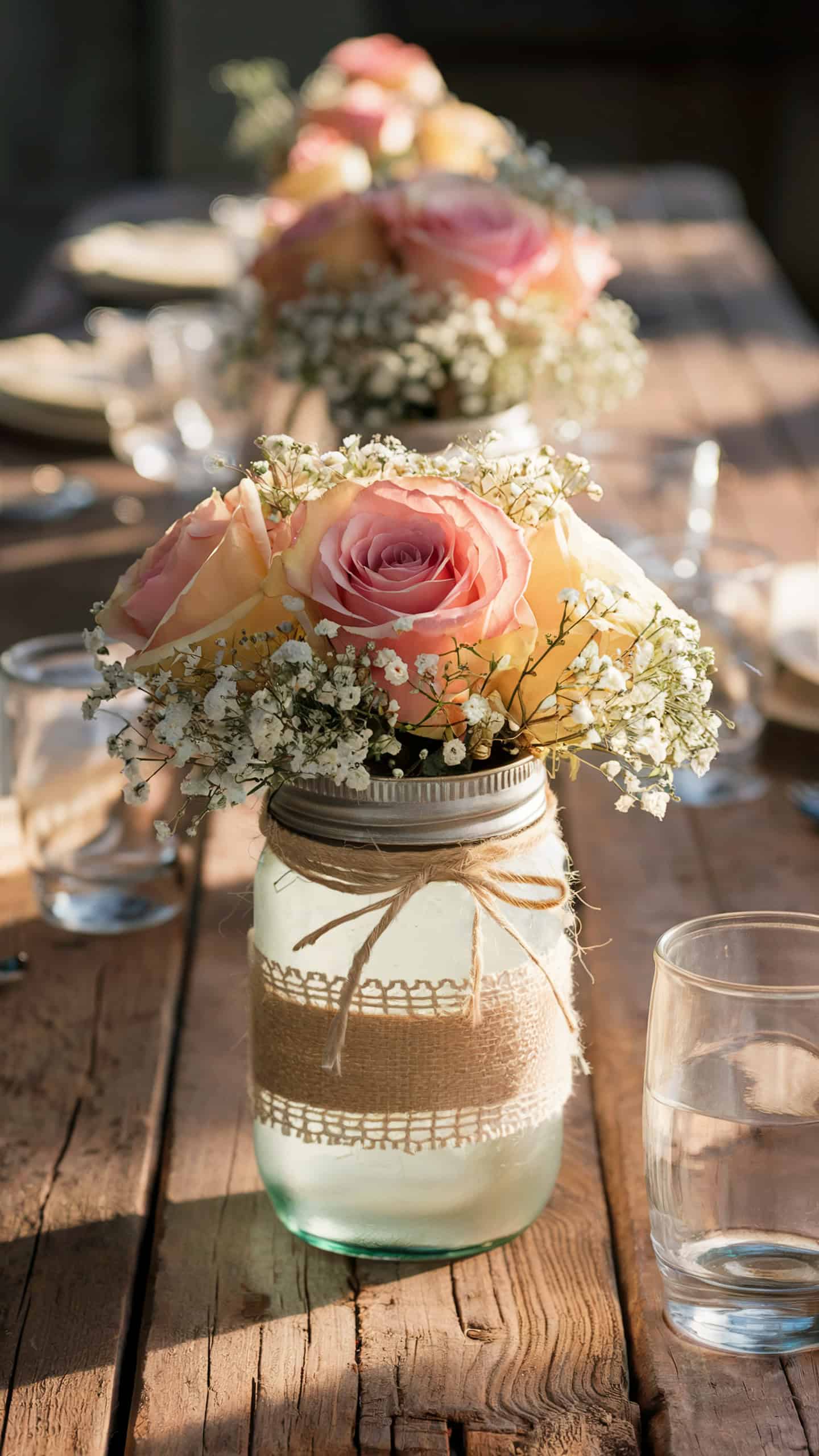 Mason Jar Centerpieces
