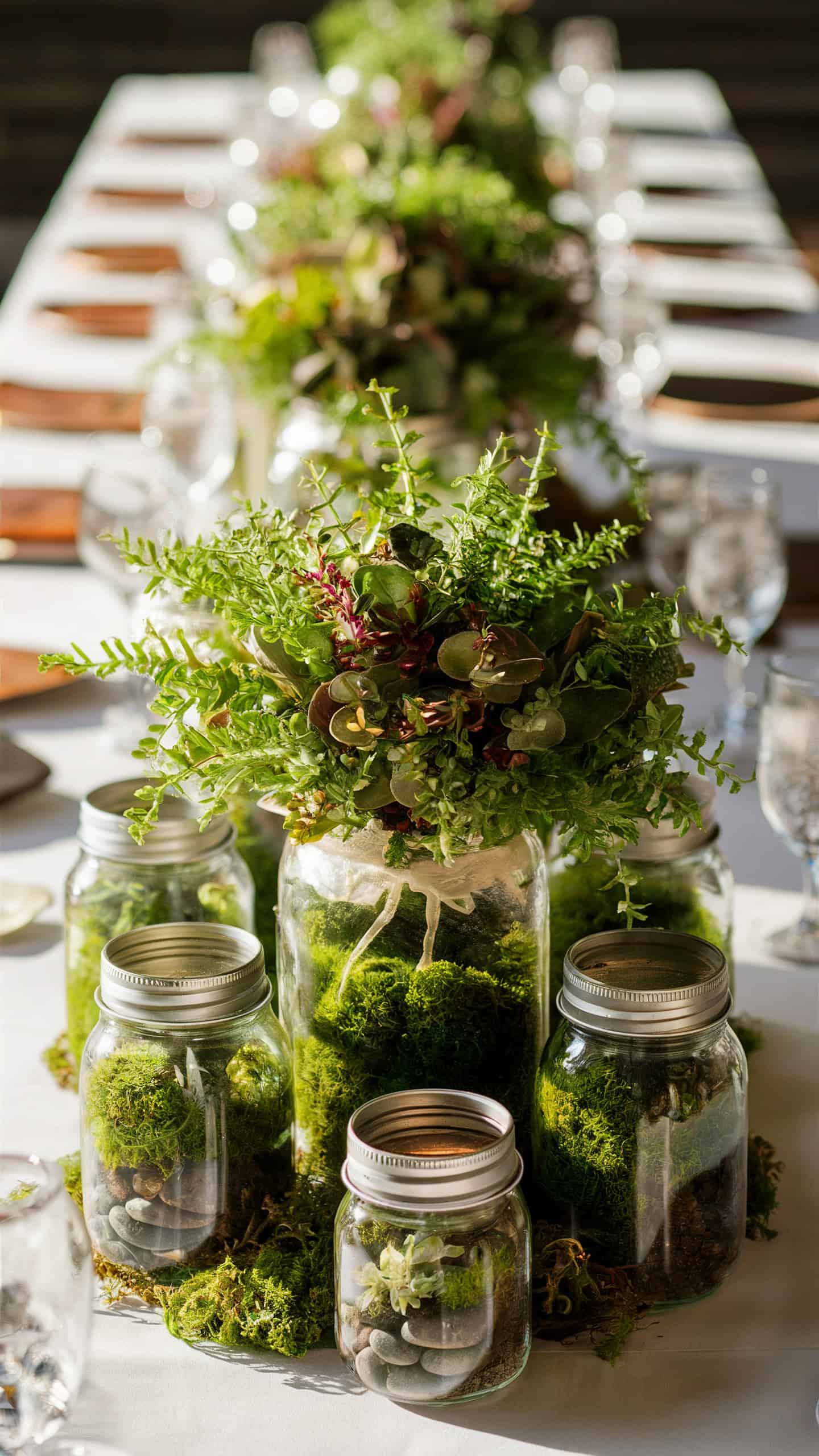 Mason Jar Terrariums