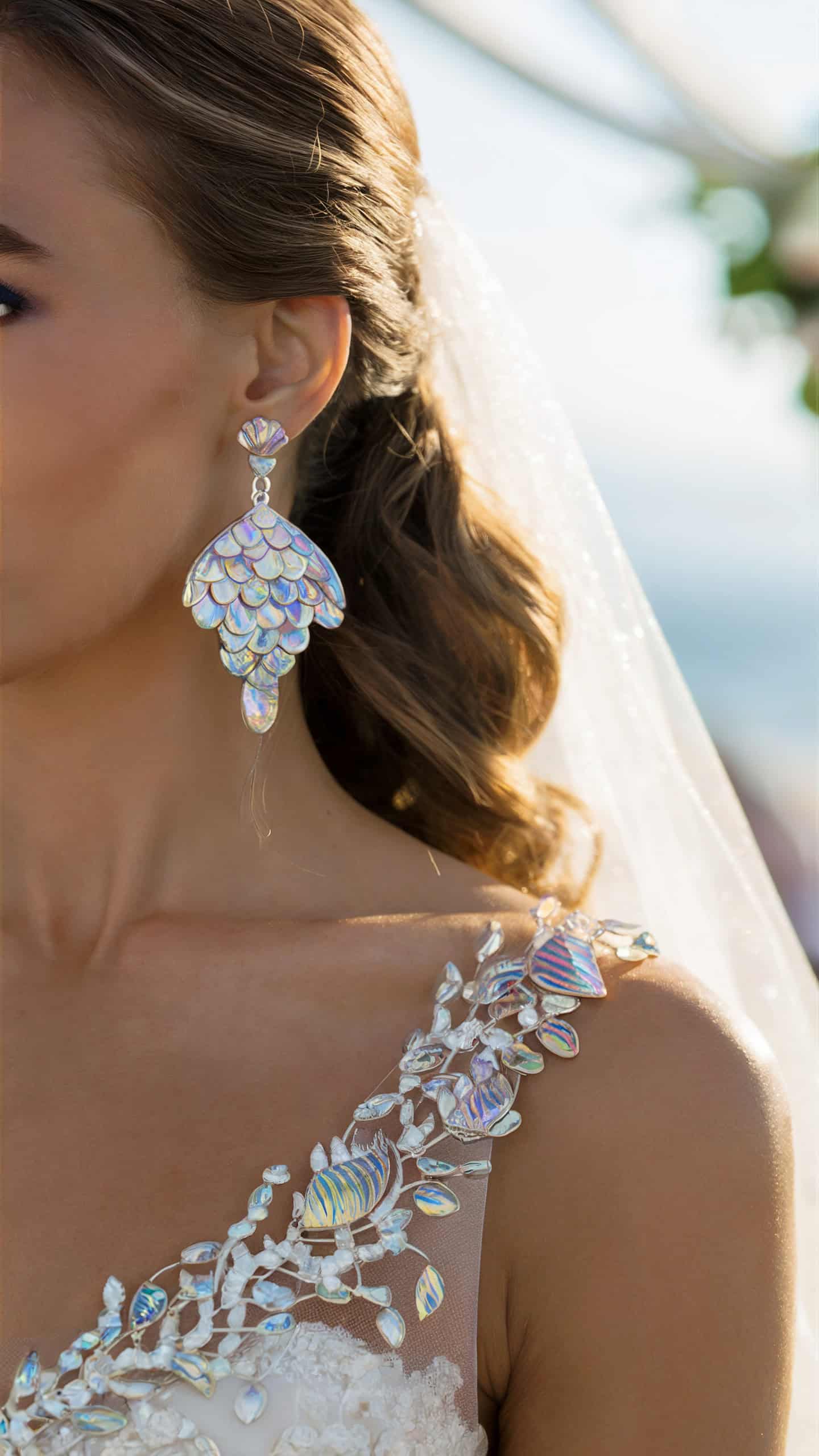 Mermaid Scale Earrings