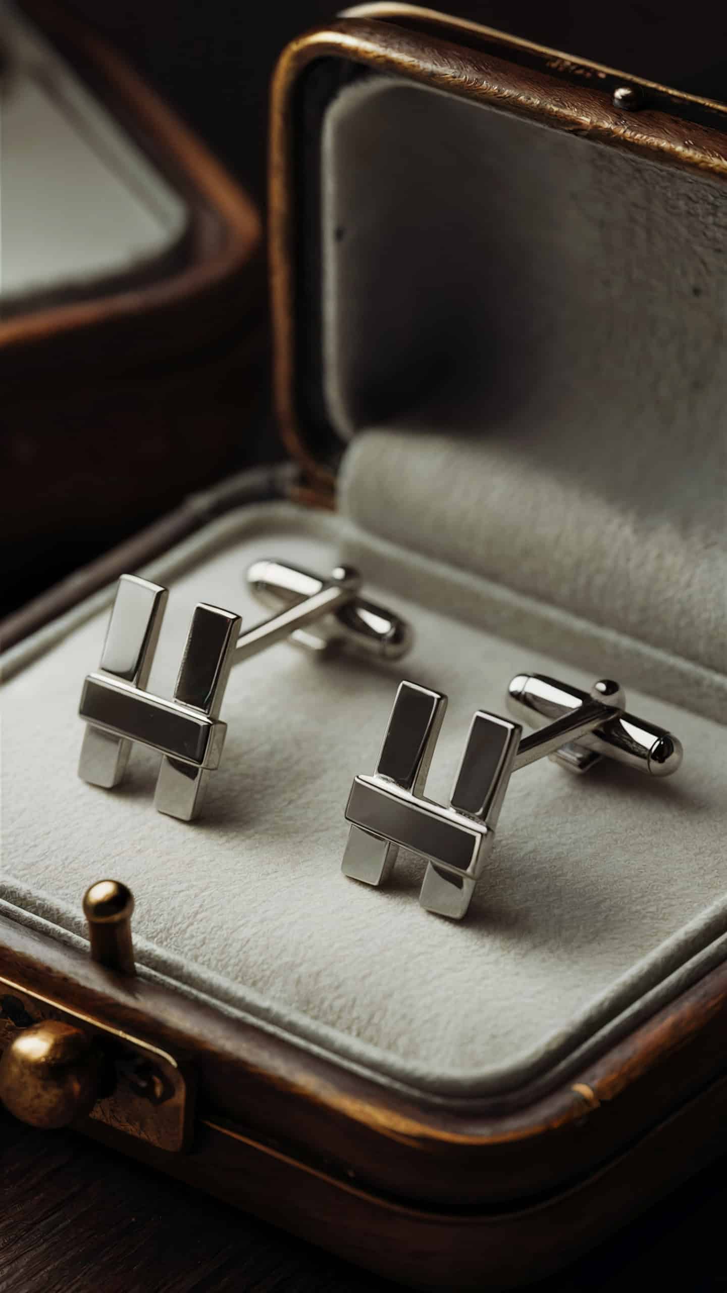 Mid-Century Modernist Cufflinks