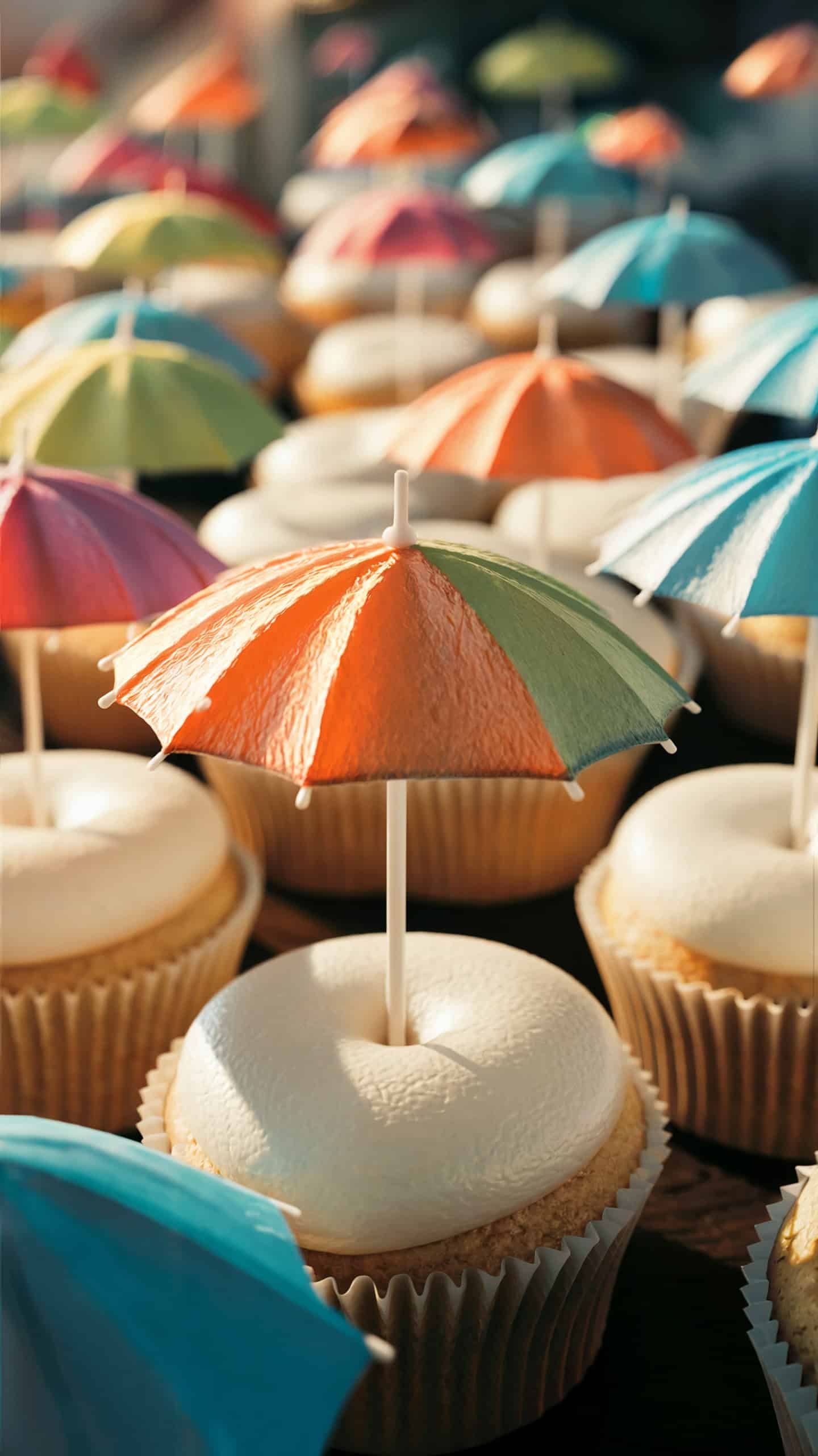 Mini Beach Umbrella Décor