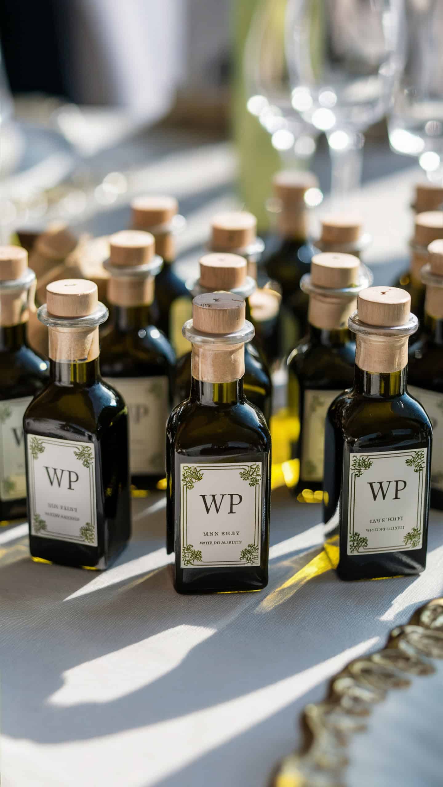 Mini Olive Oil Bottles