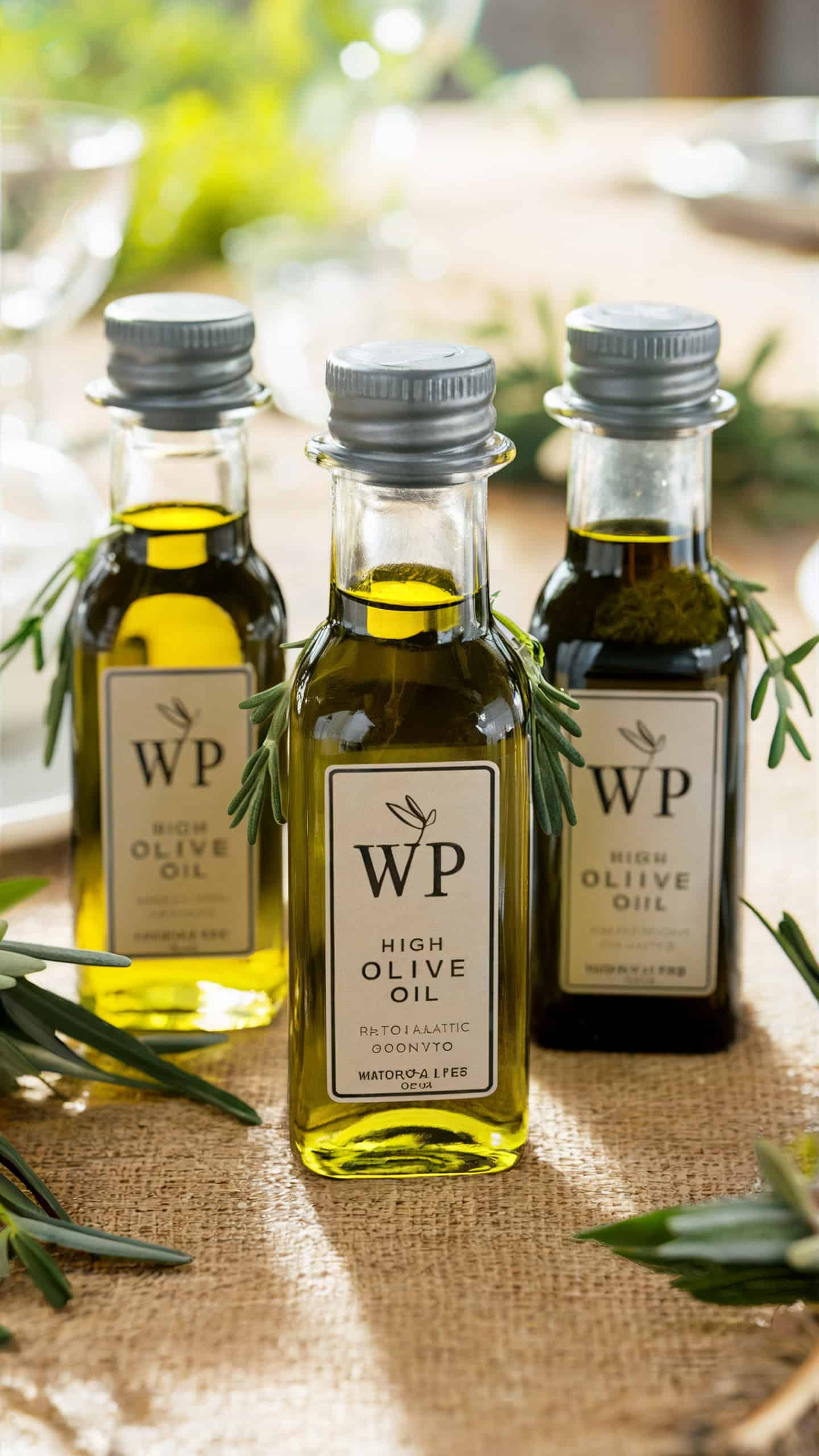 Mini Olive Oil Bottles