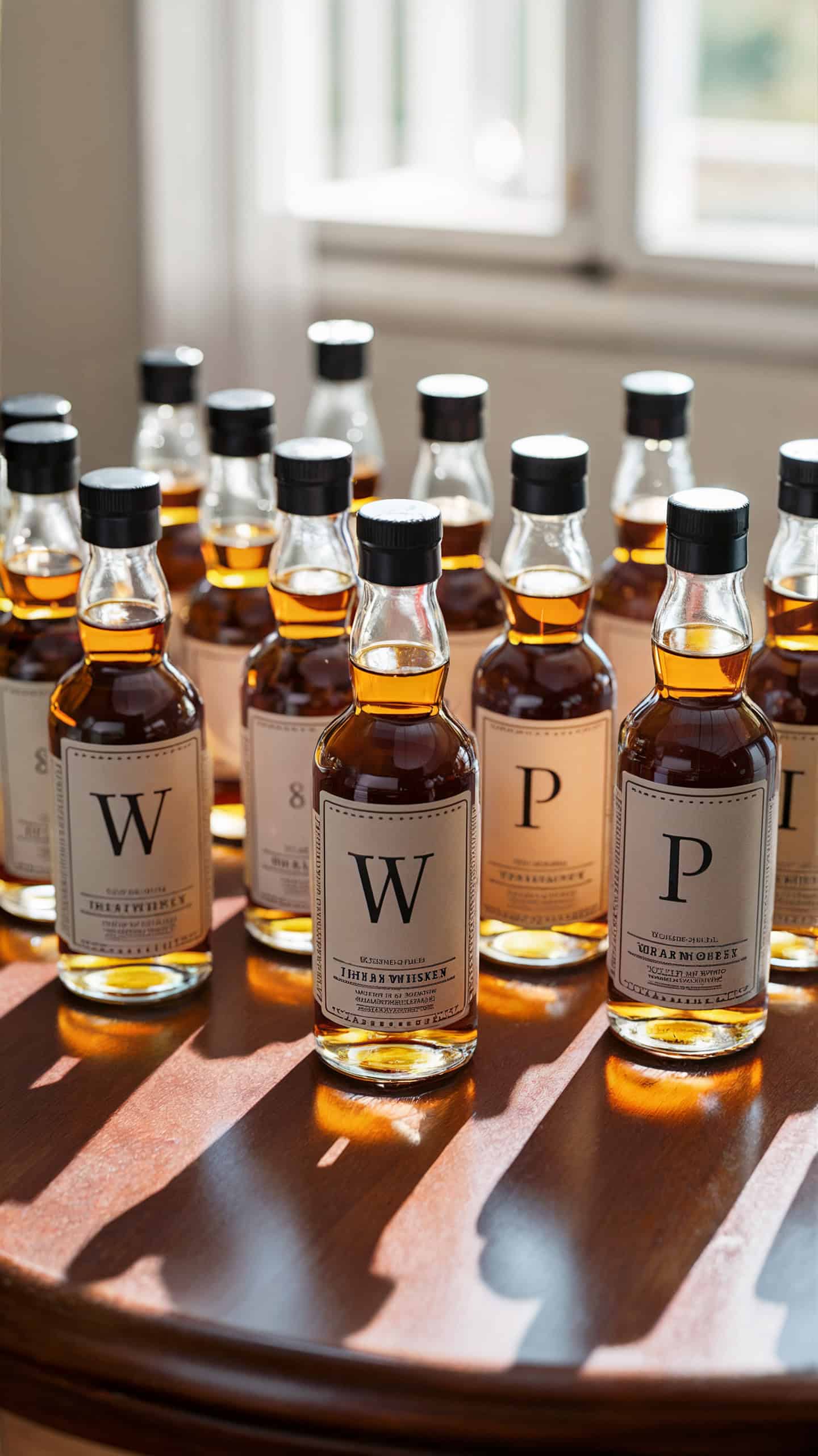 Mini Whiskey Bottles