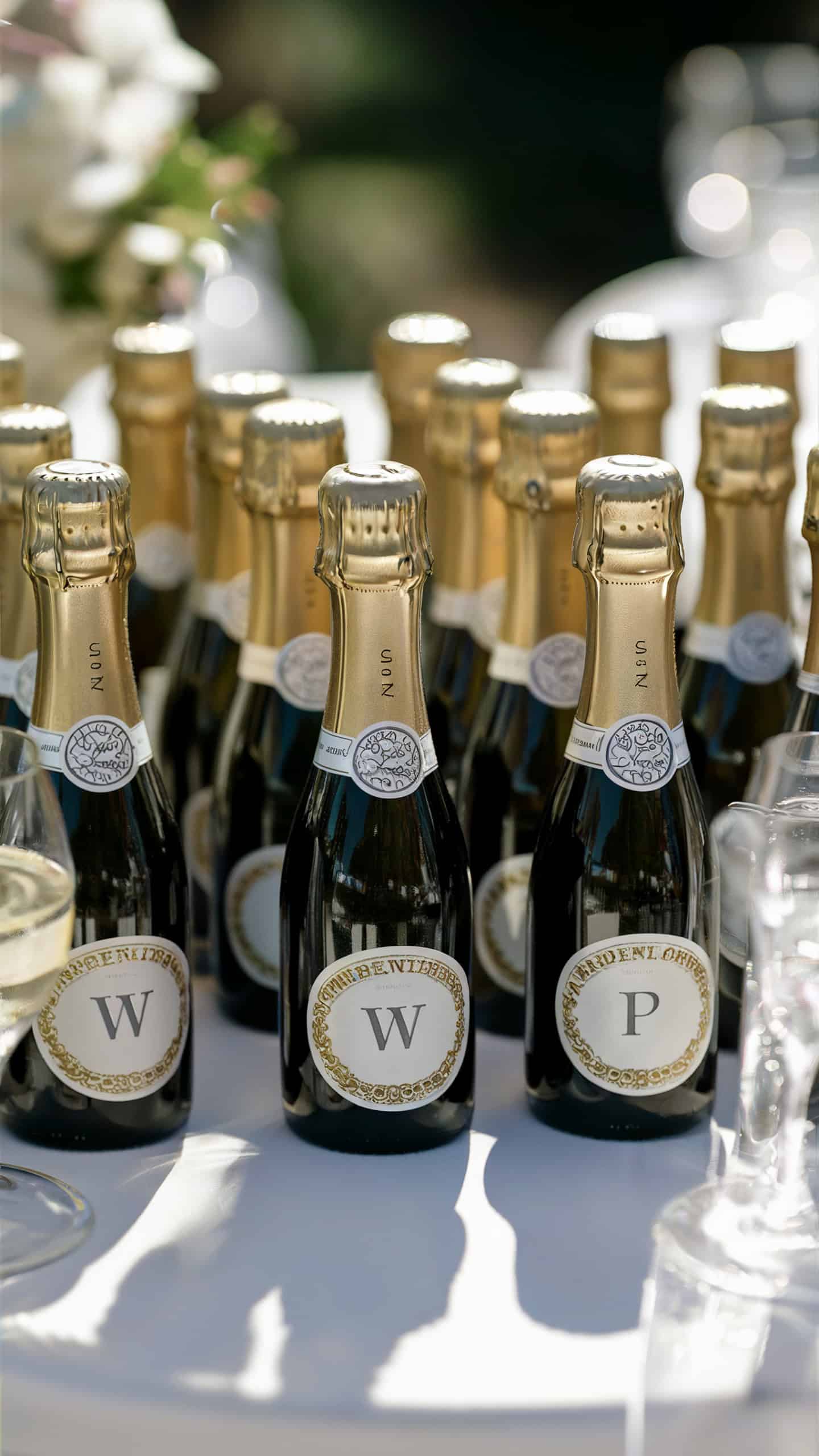 Miniature Prosecco Bottles