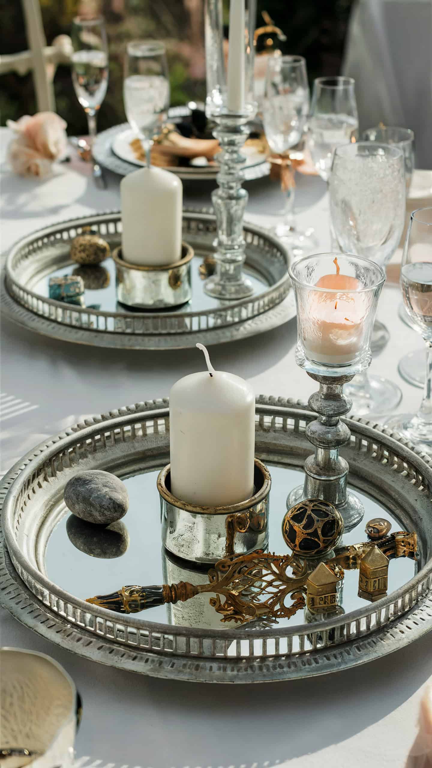 Mirrored Trays